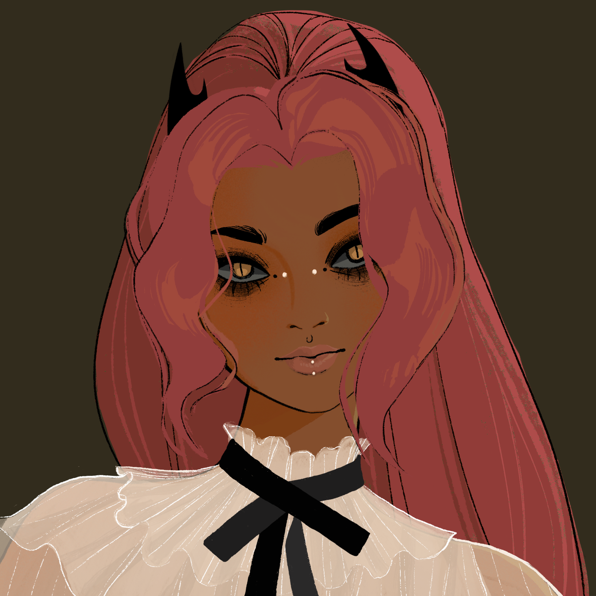 a portrait of Tiama, the phosphorescent essence