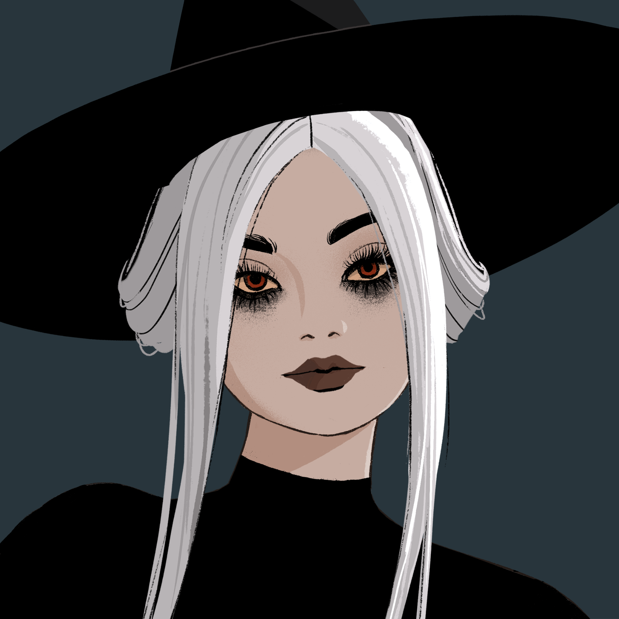 a portrait of Redshift of the hallowed halls