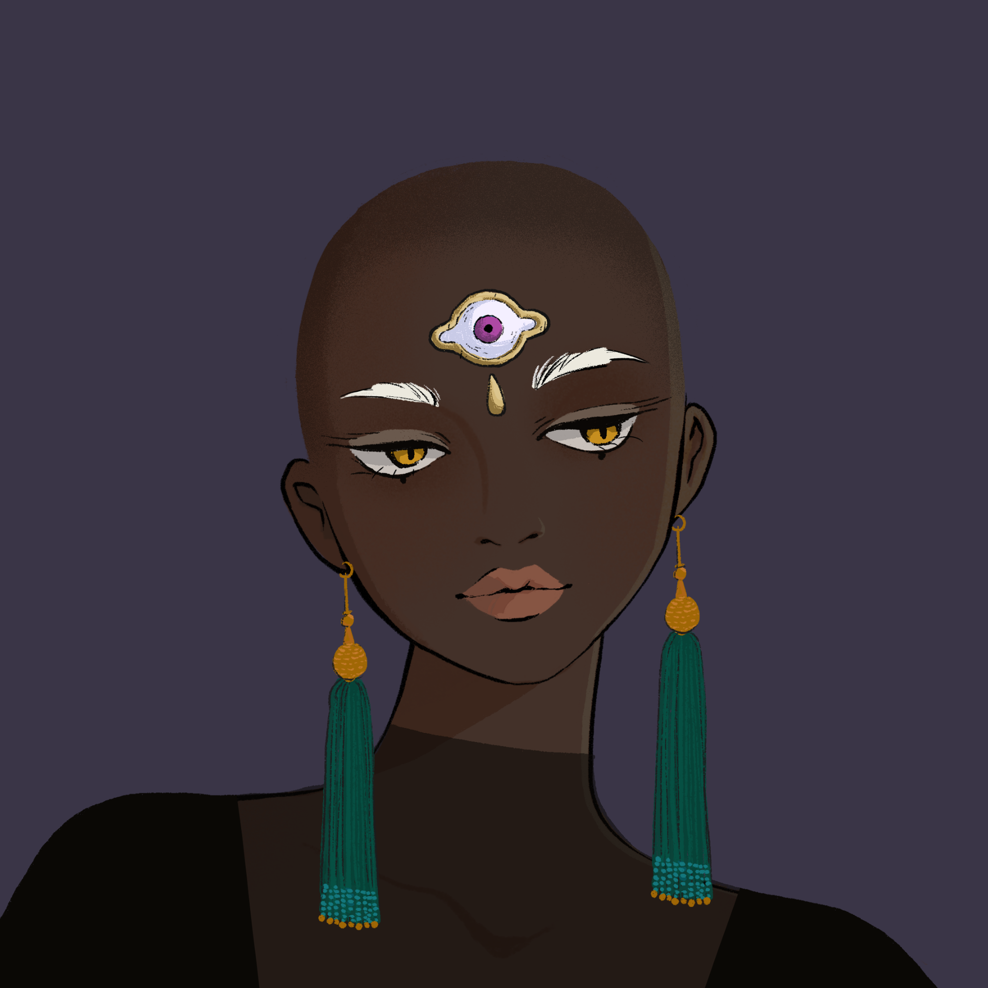 a portrait of Lady sugar-apple