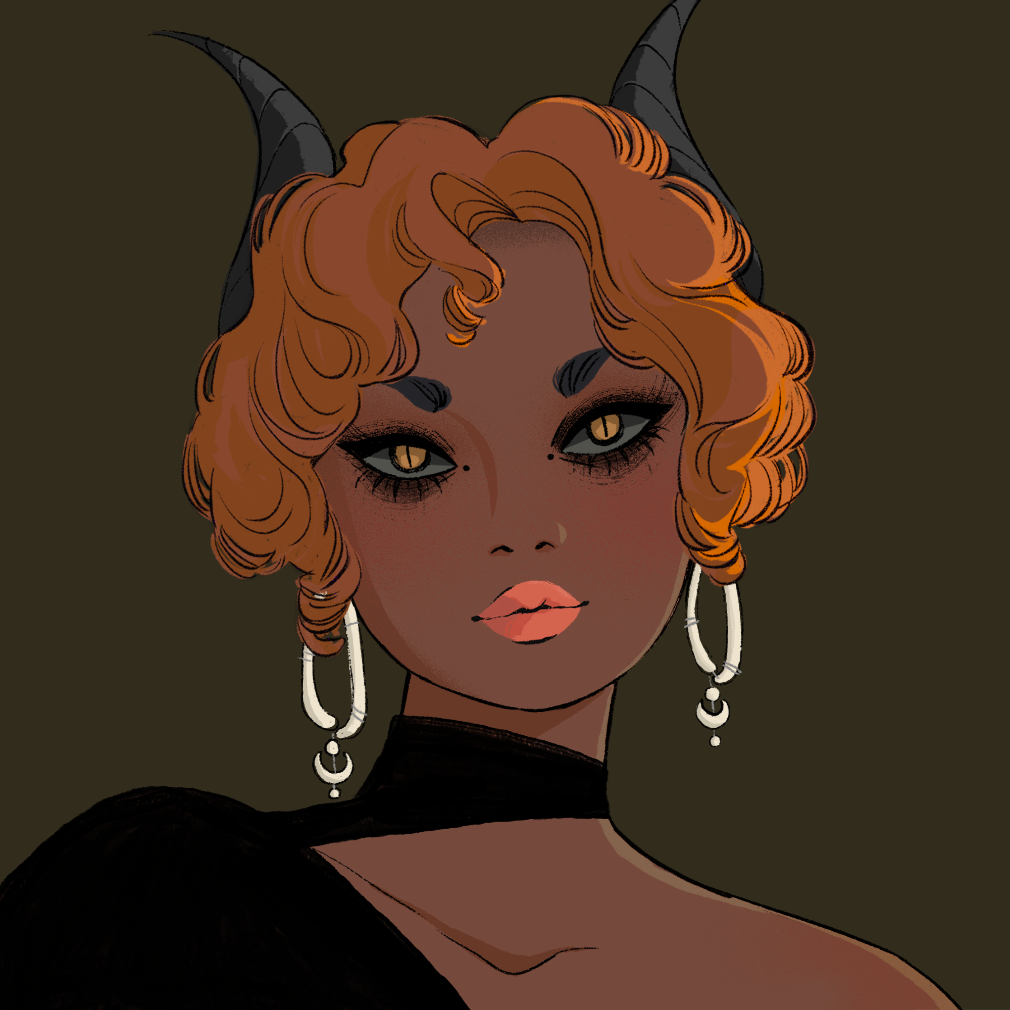 a portrait of Balsa of the demon market