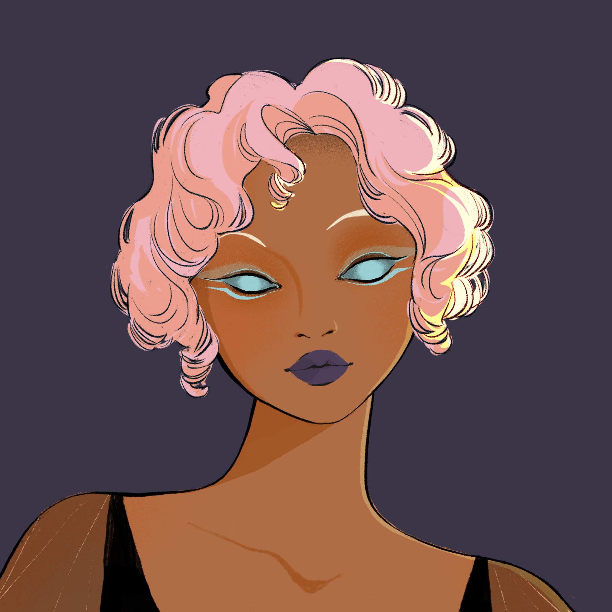 a portrait of Pomegranate star