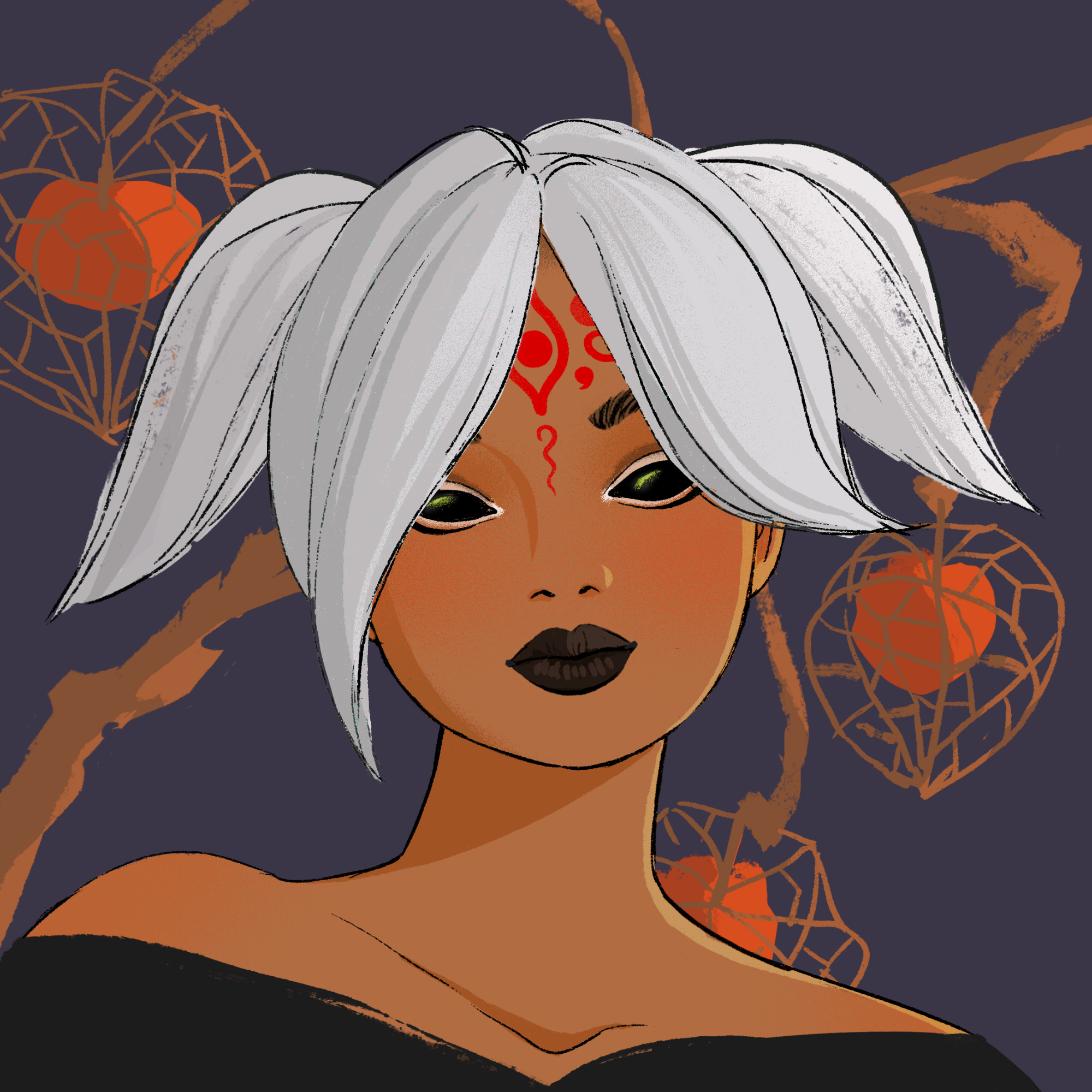 a portrait of Peach, the untethered sea star