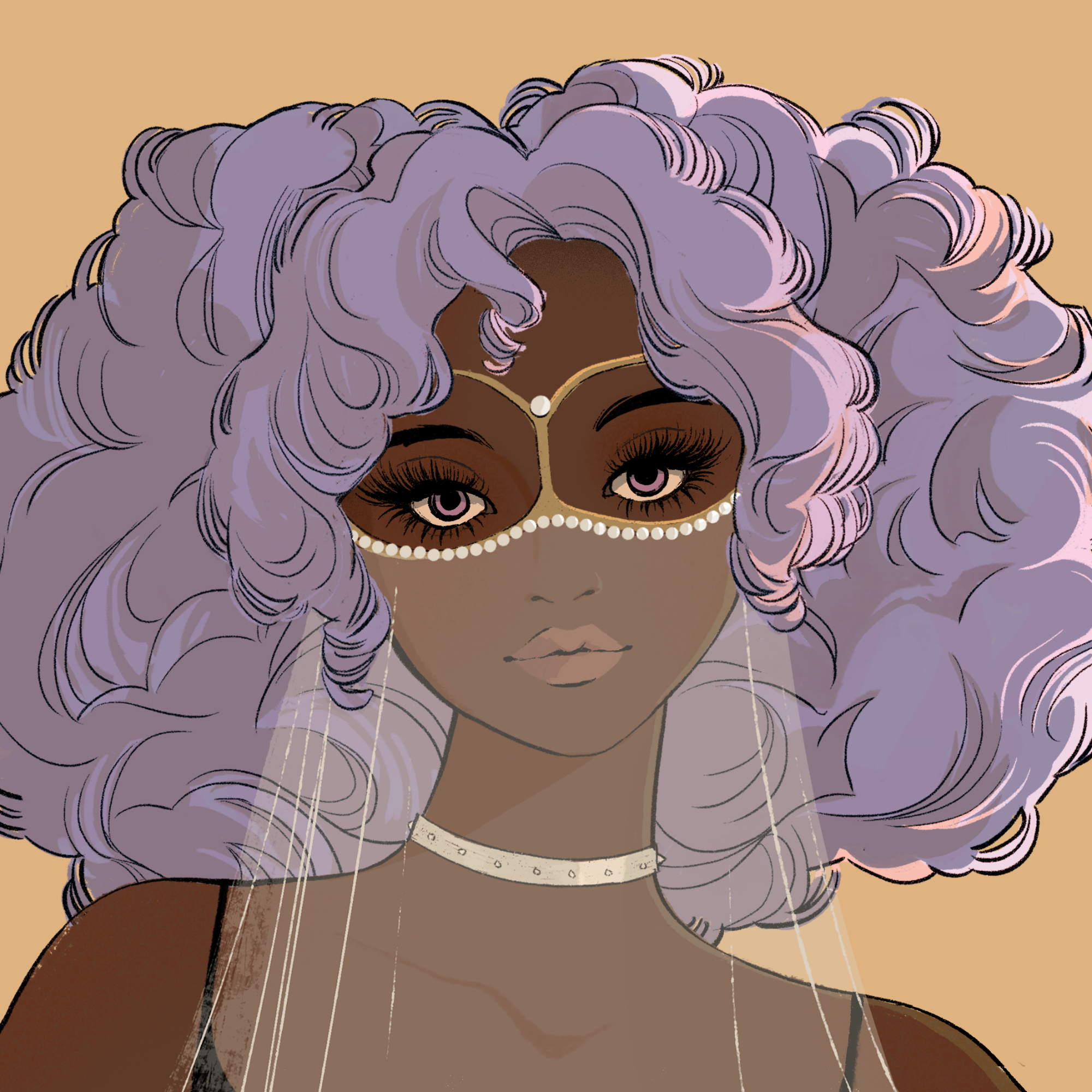 a portrait of Madam tambourine