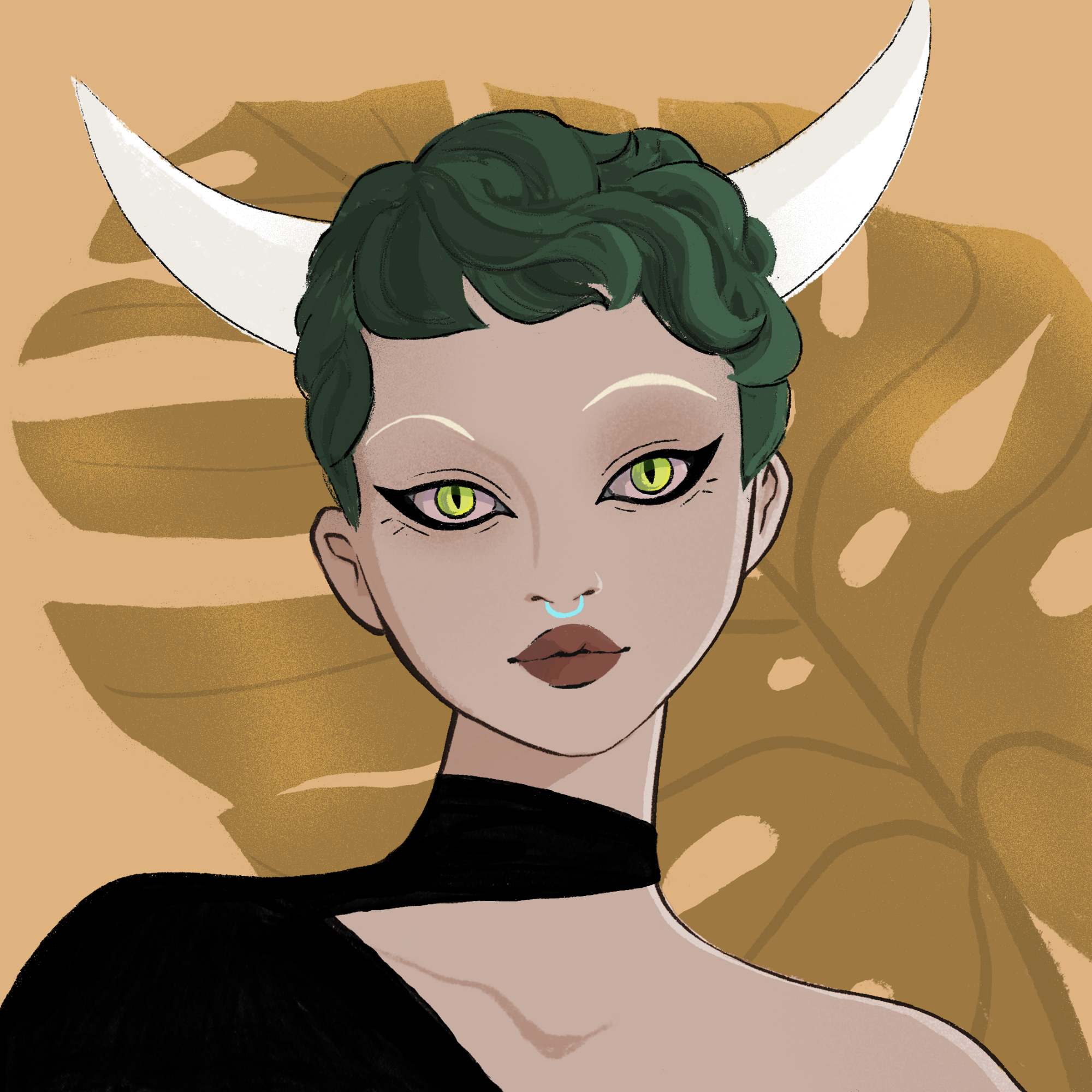 a portrait of Bam, the angry spark
