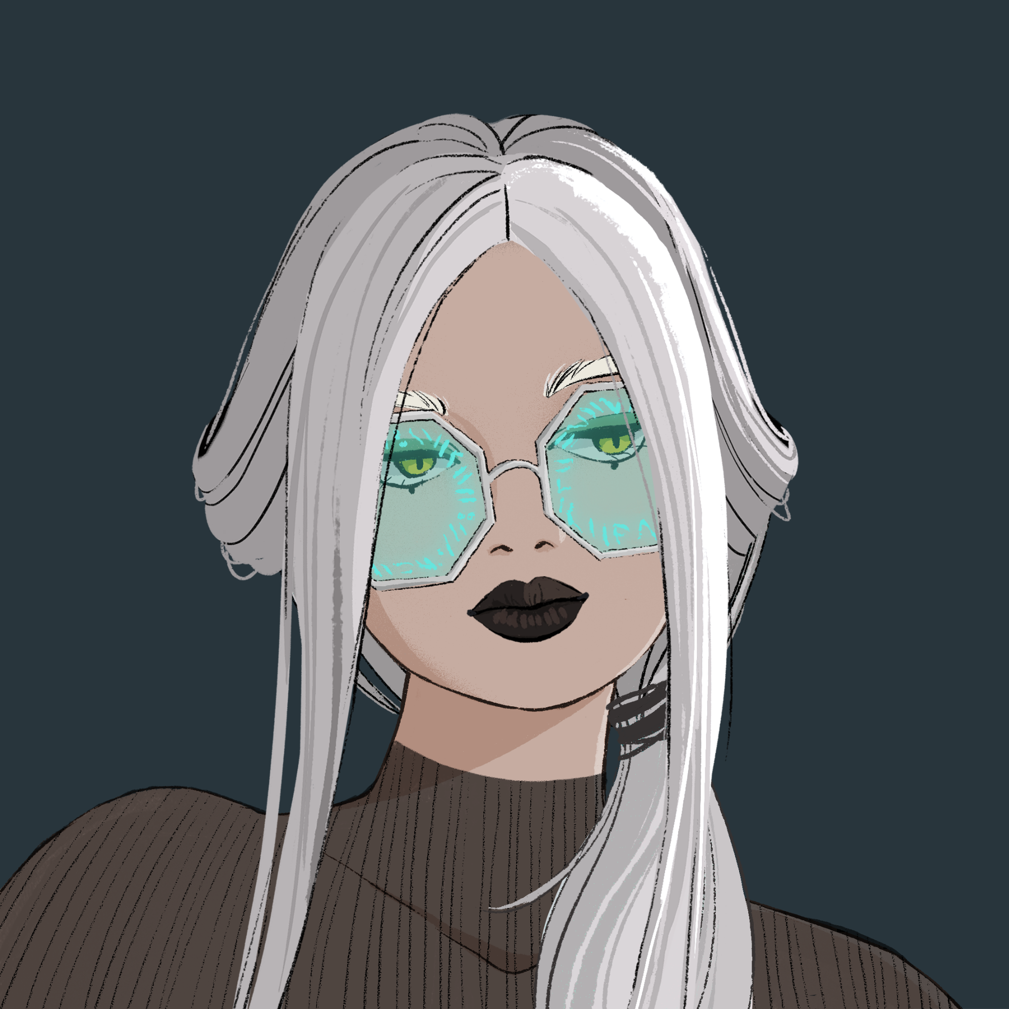 a portrait of Vega, the literate variable