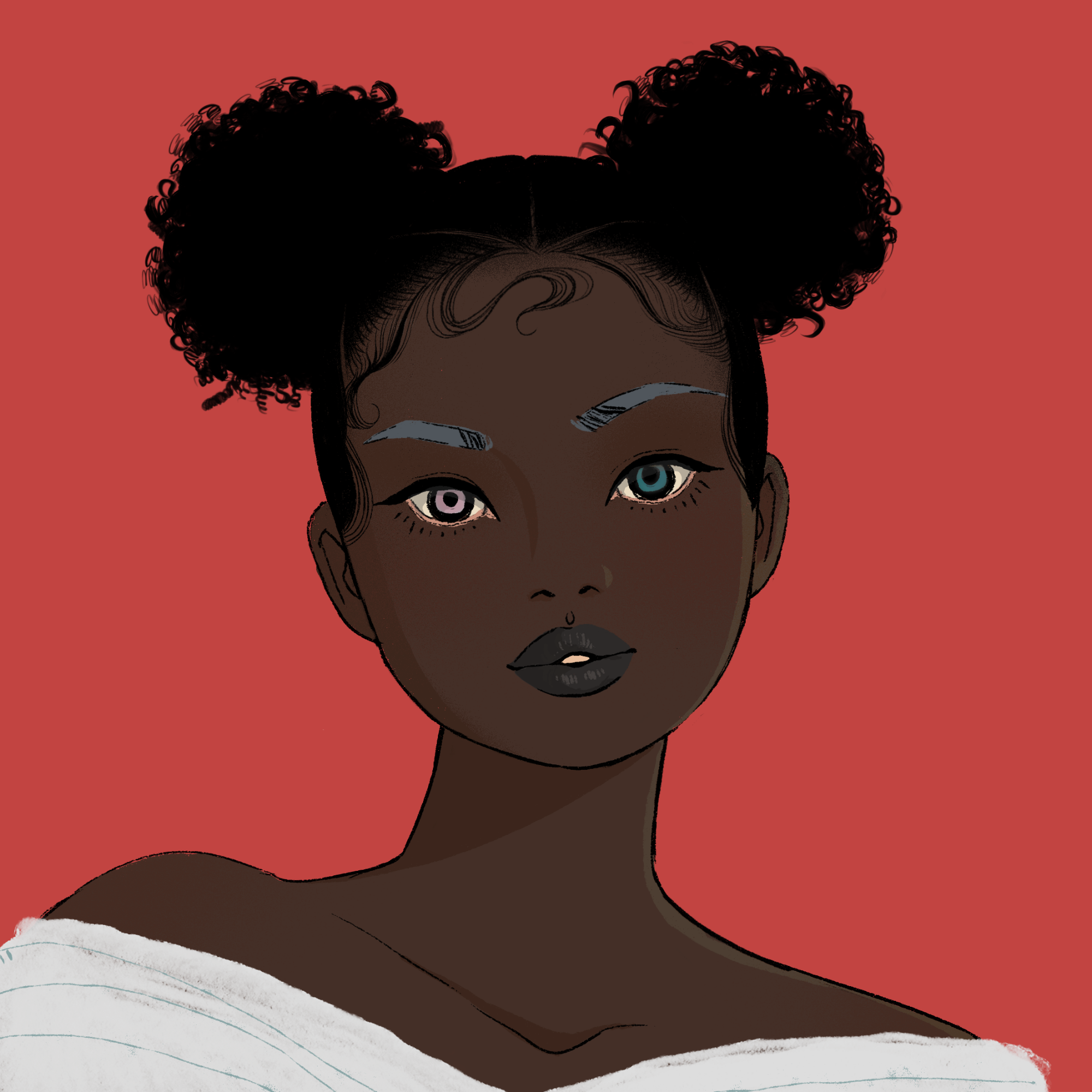 a portrait of Jujube, the mercurial balloon