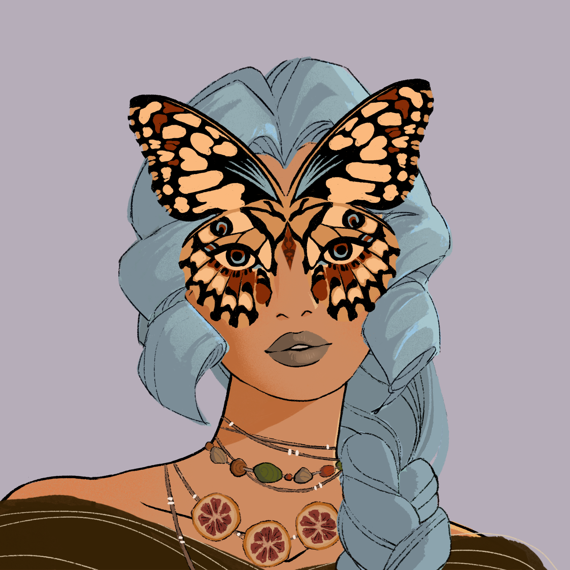 a portrait of Psyllium, the spiced basket