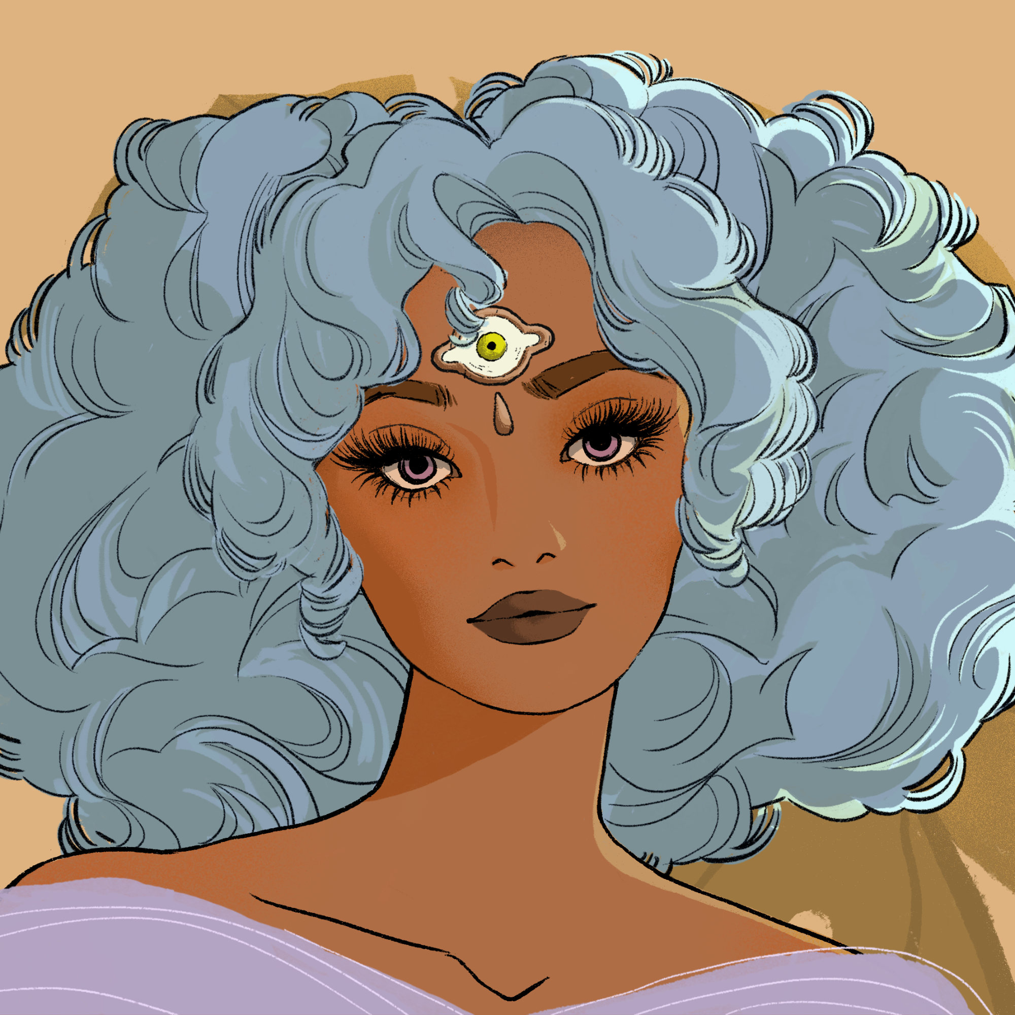 a portrait of Amaryllis the boundless