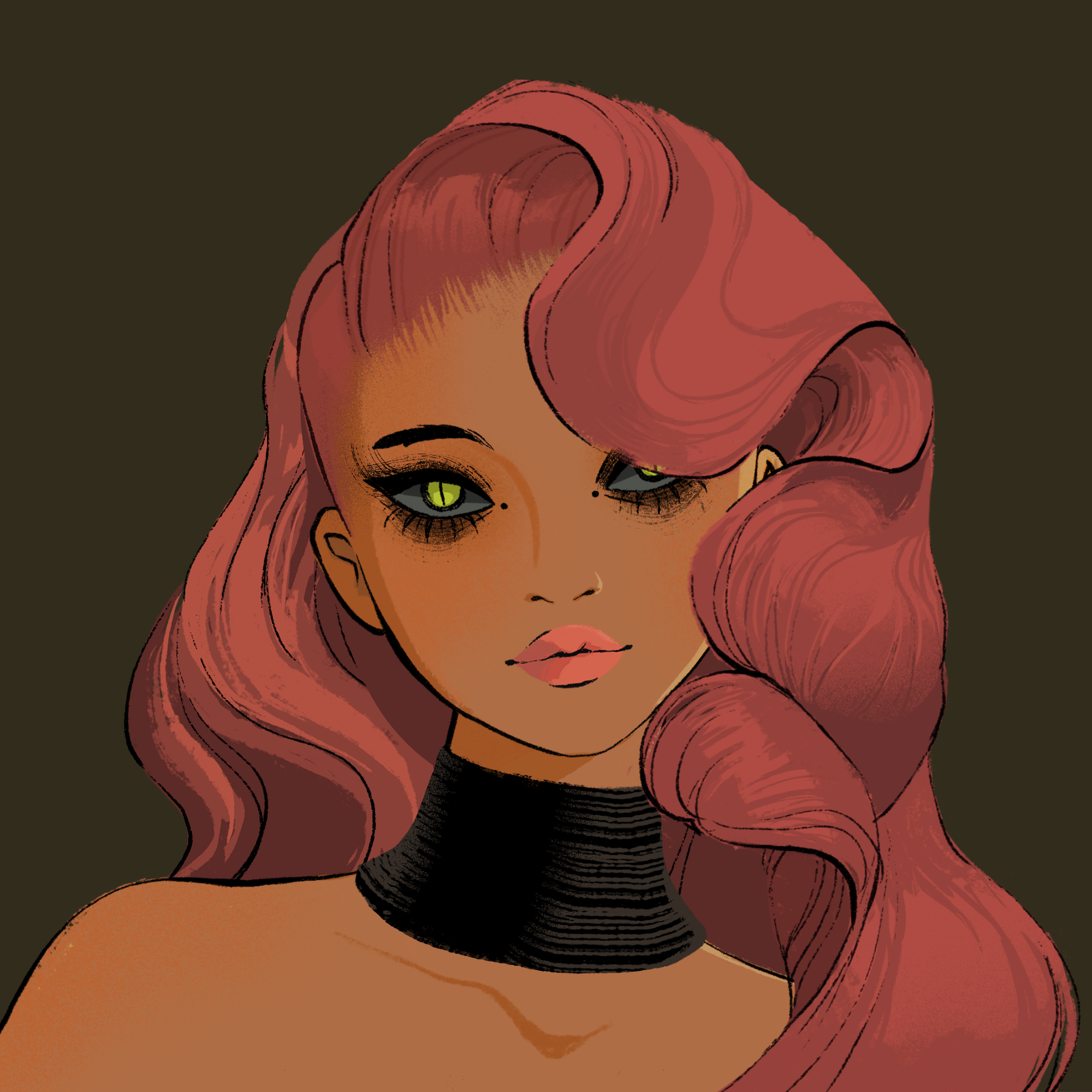 a portrait of Teak the undone