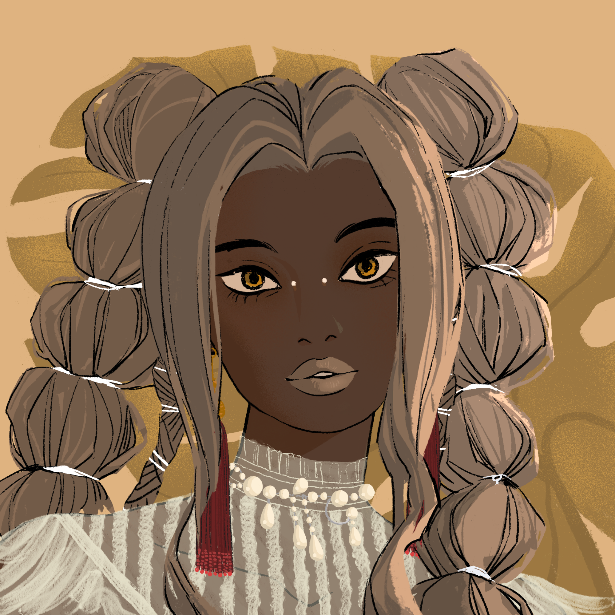 a portrait of Suede the gracious