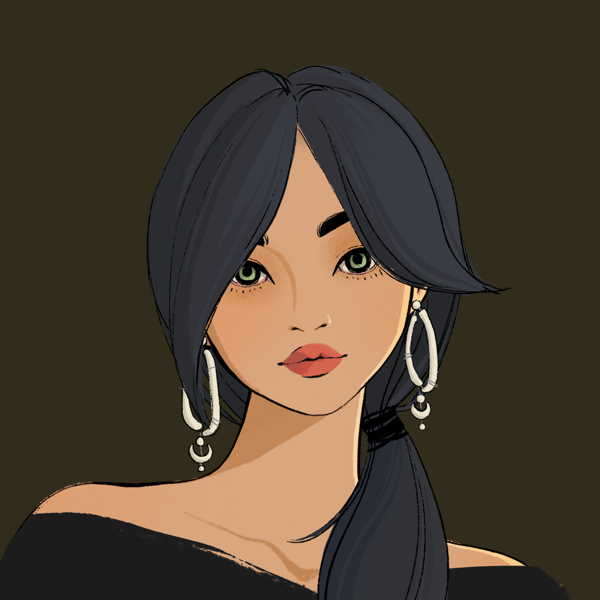 a portrait of Ash of the tower