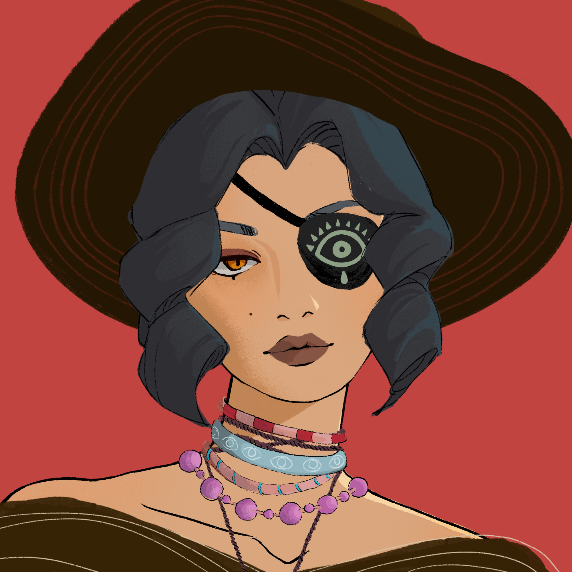 a portrait of Lilac, the autumnal riptide