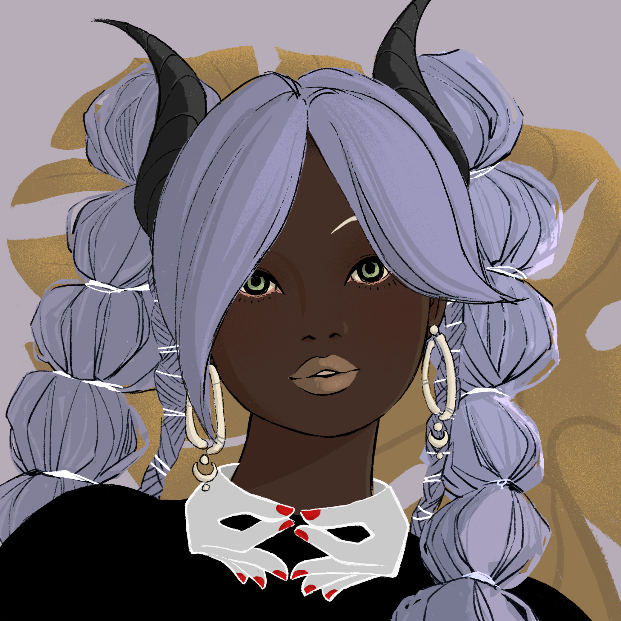 a portrait of Iroko, the elegant talisman