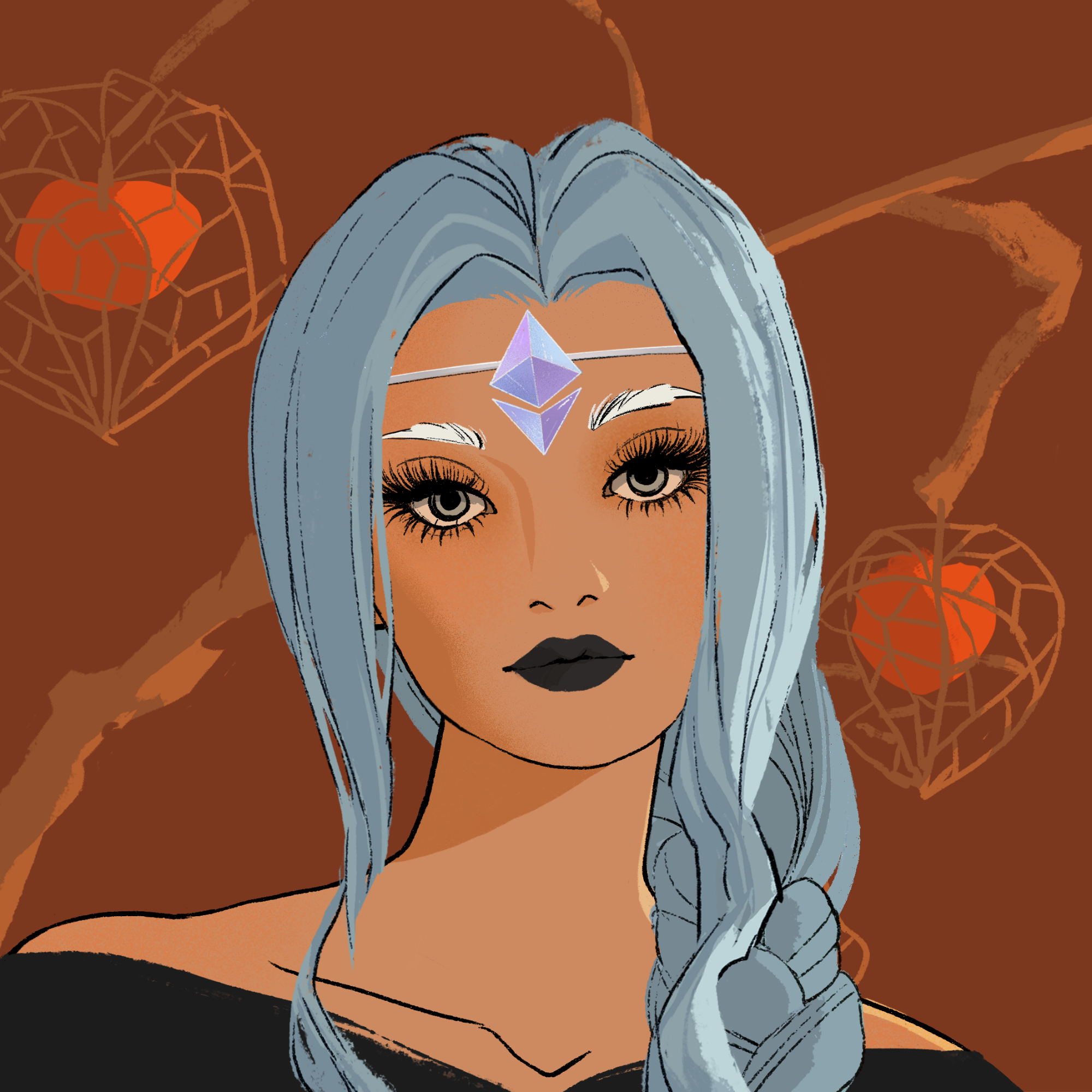 a portrait of Opal, the luxurious chalice