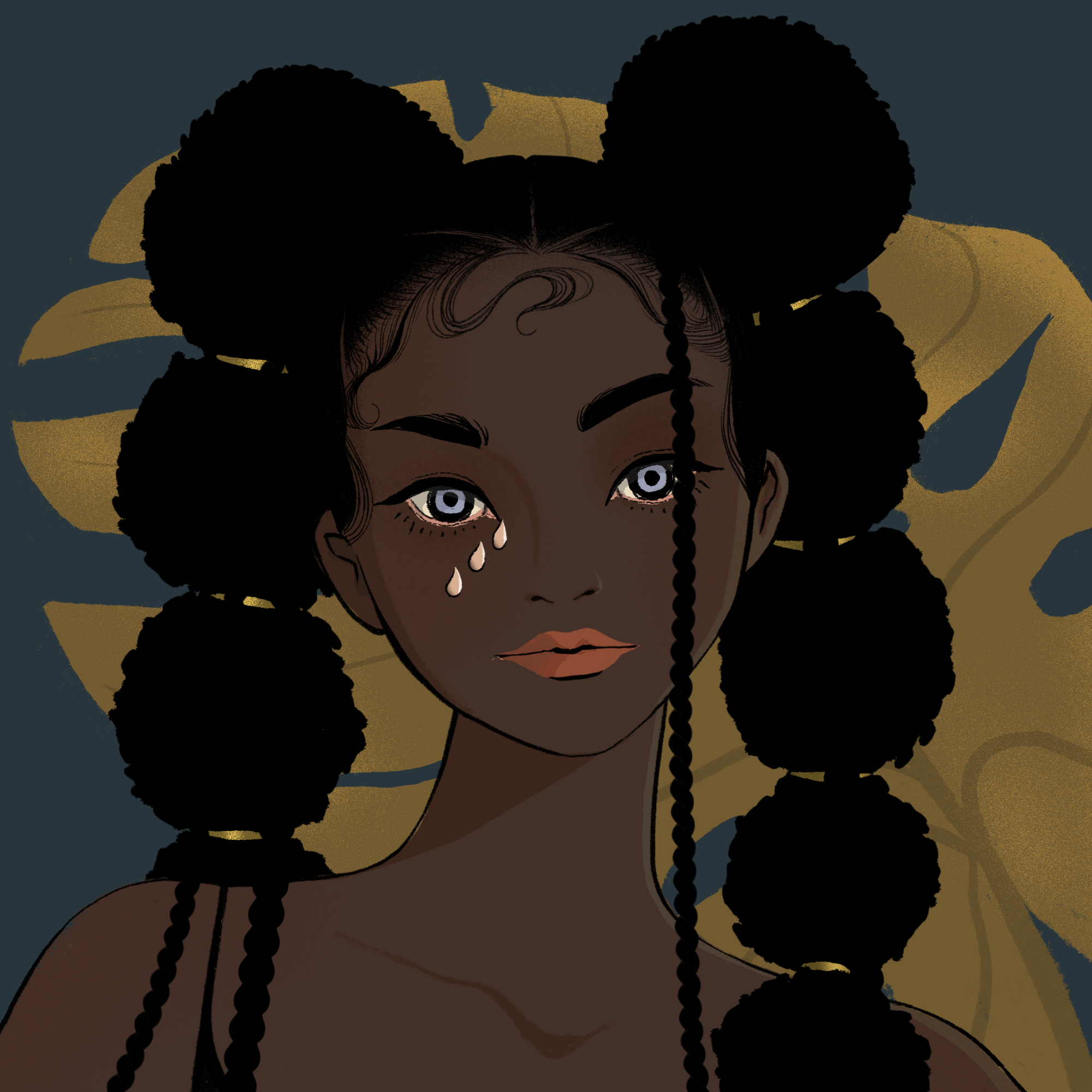 a portrait of Catalpa of the wastes