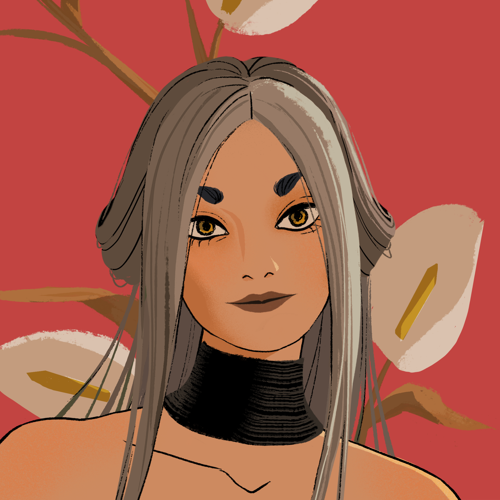 a portrait of Ash