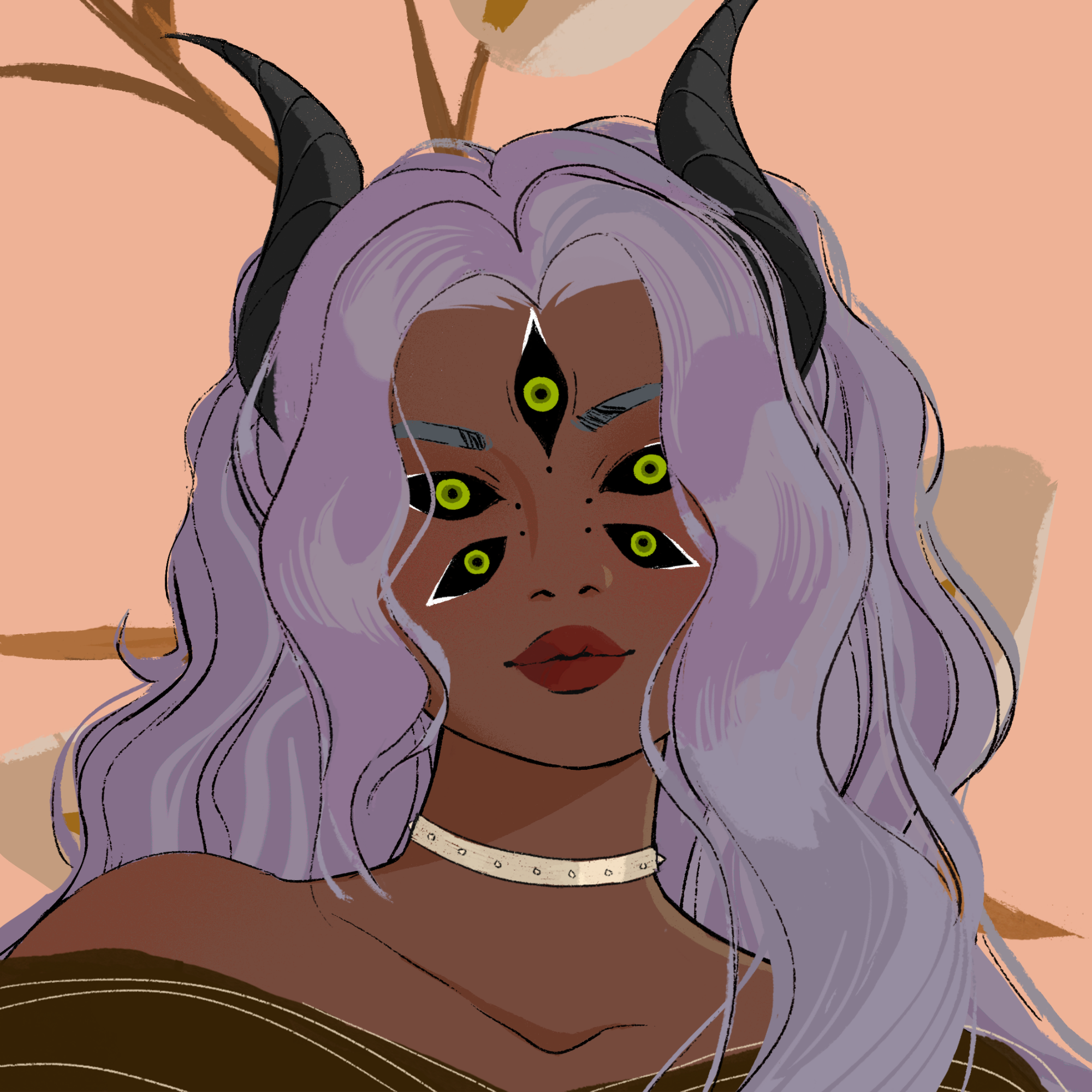 a portrait of Flood, the angry coal