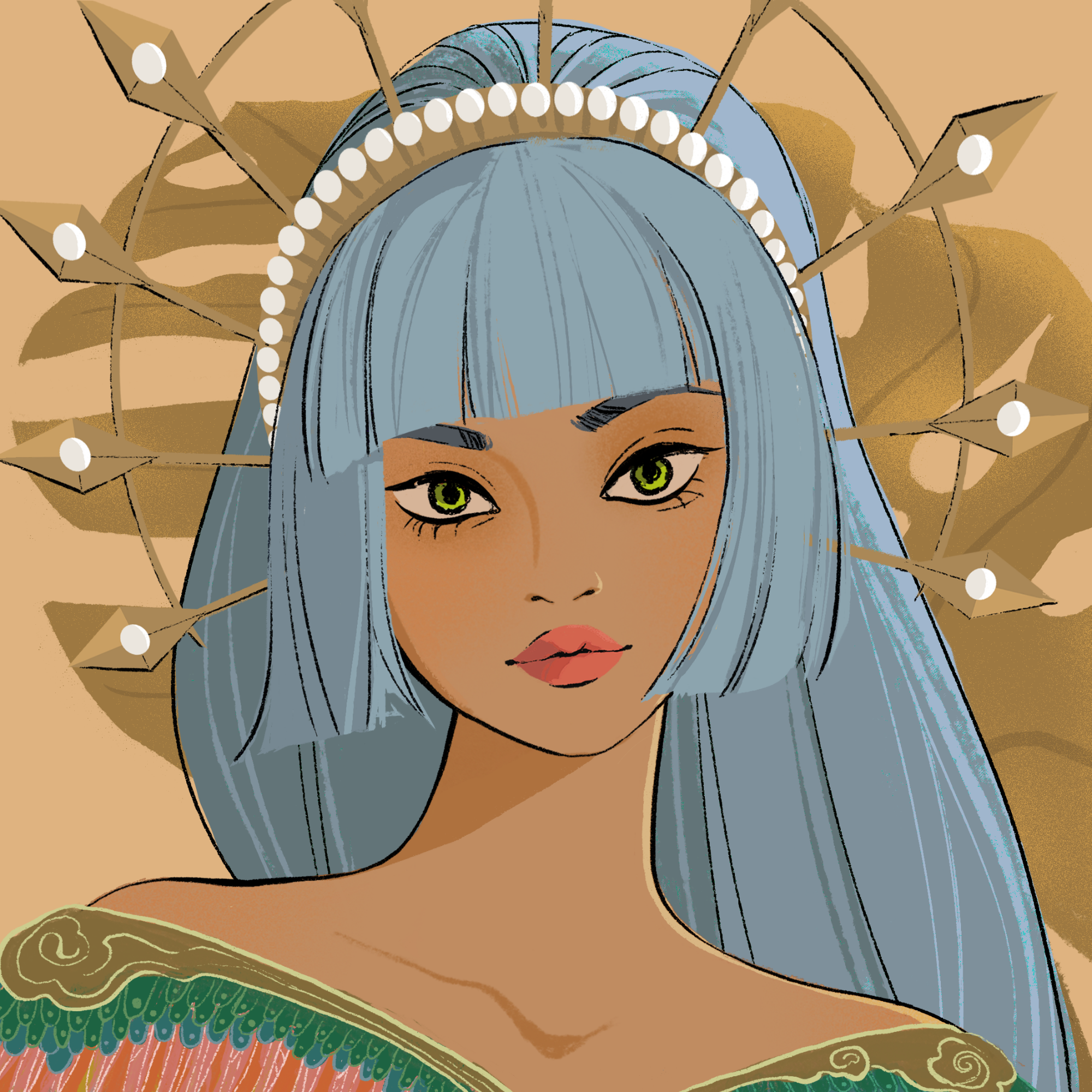 a portrait of Diamond, the lovely trinket