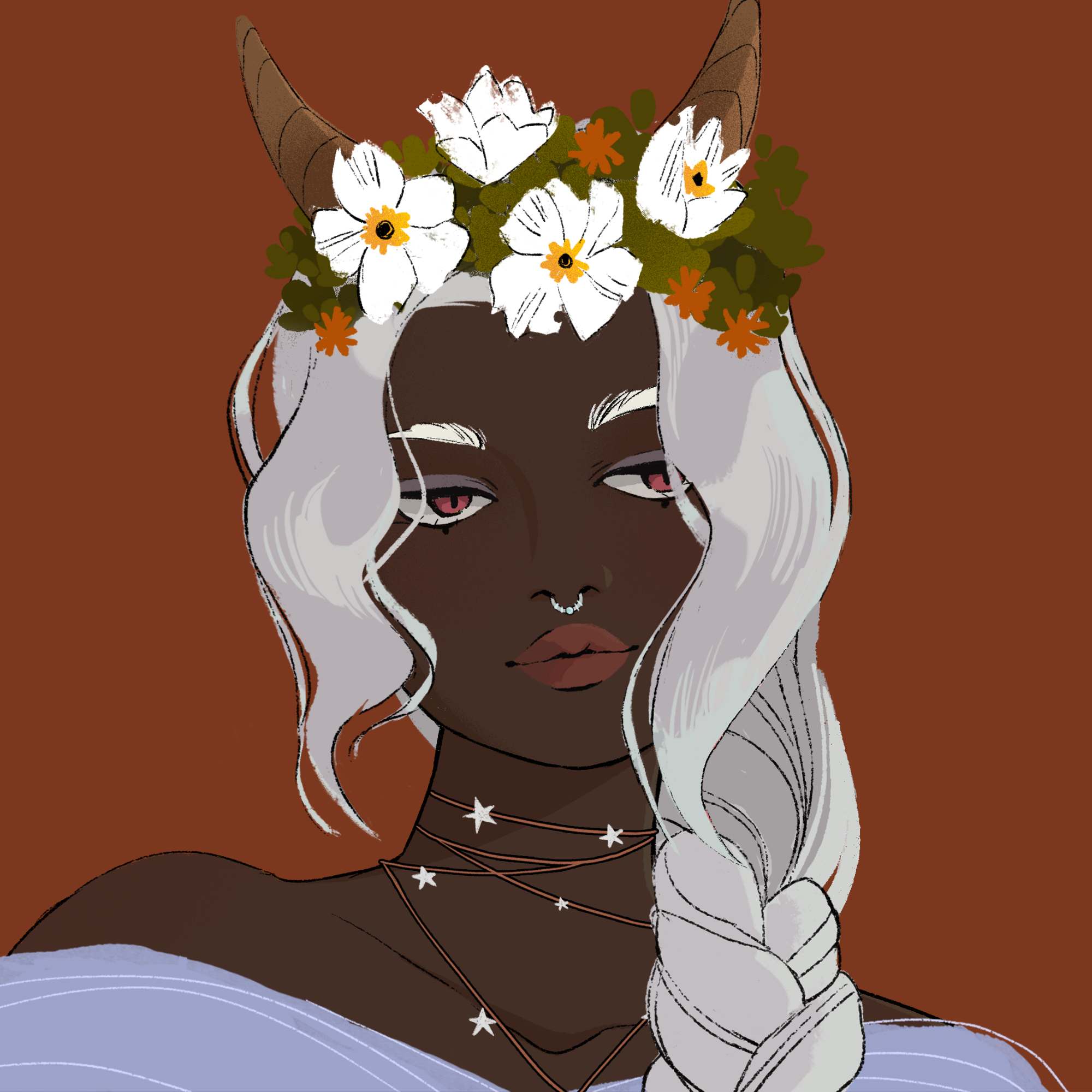 a portrait of Peppermint, the resilient scythe