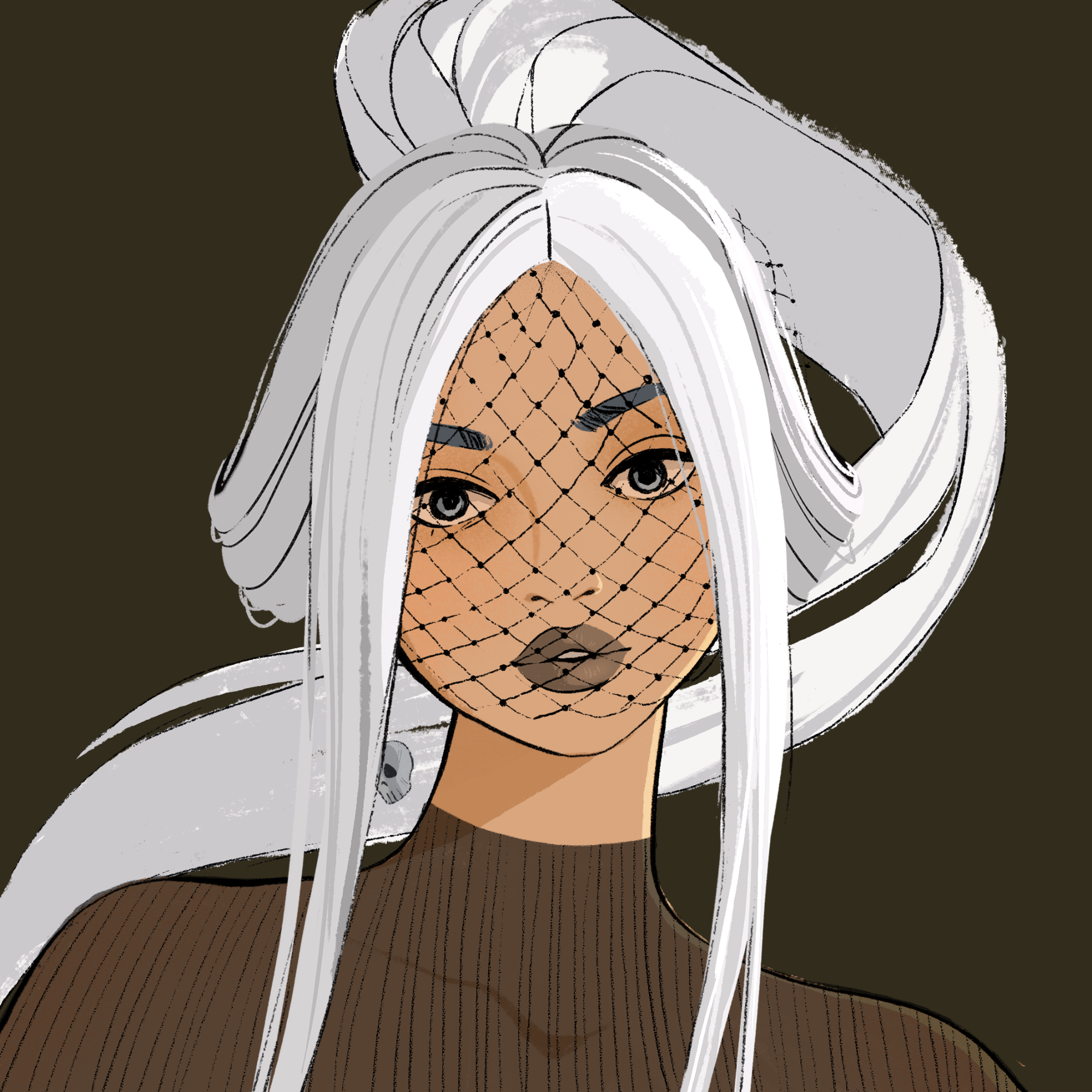 a portrait of Antimony of the void