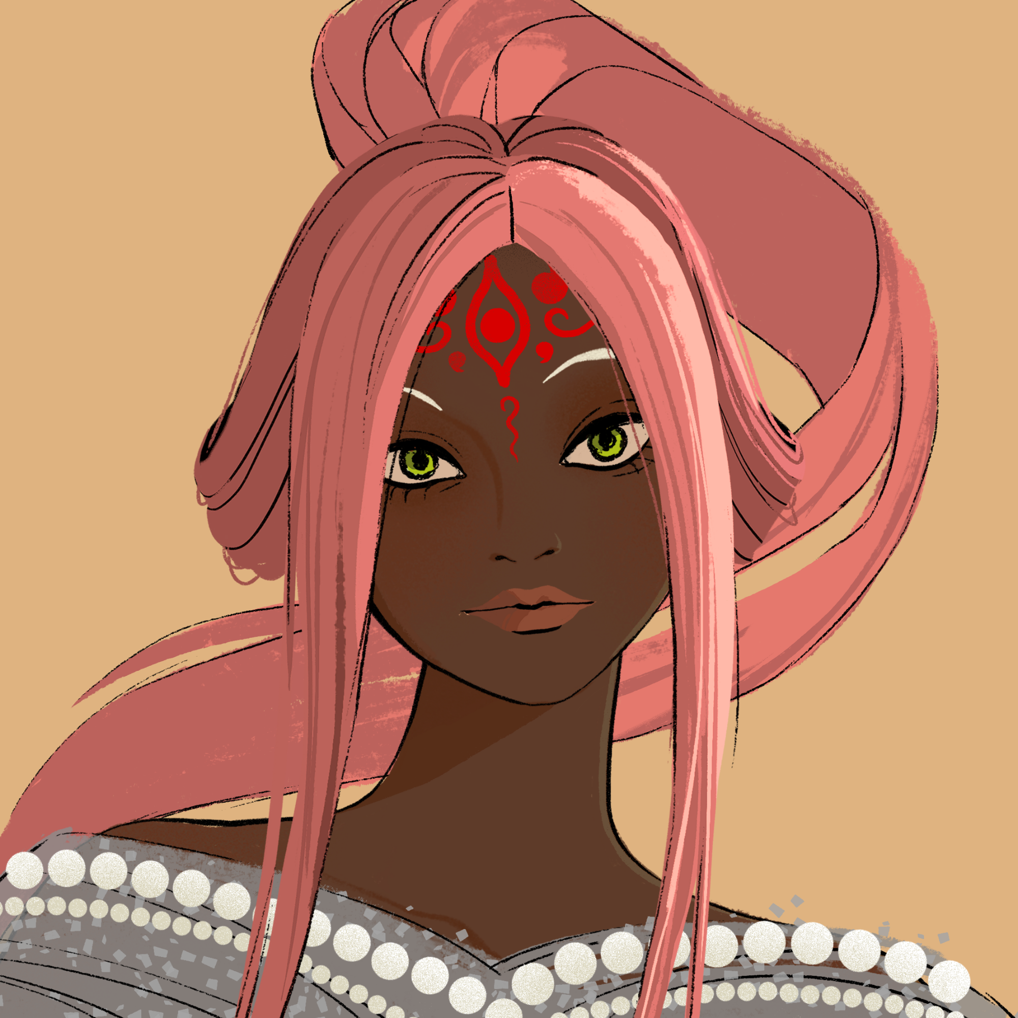 a portrait of Jasmine, the scented riddle