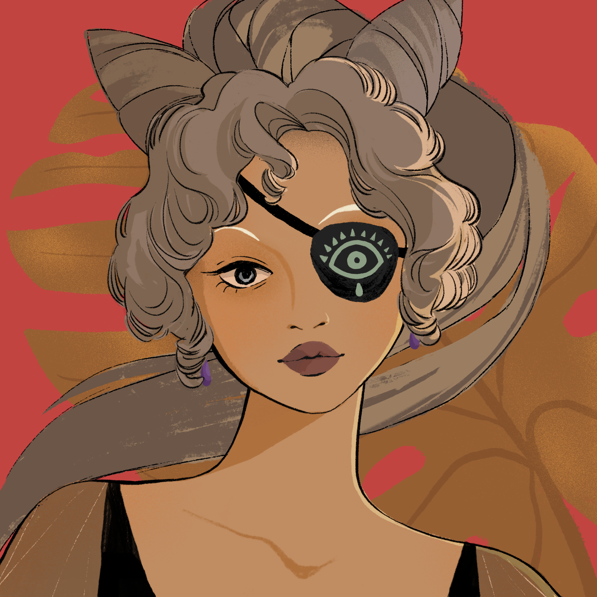 a portrait of Papaya the sweet