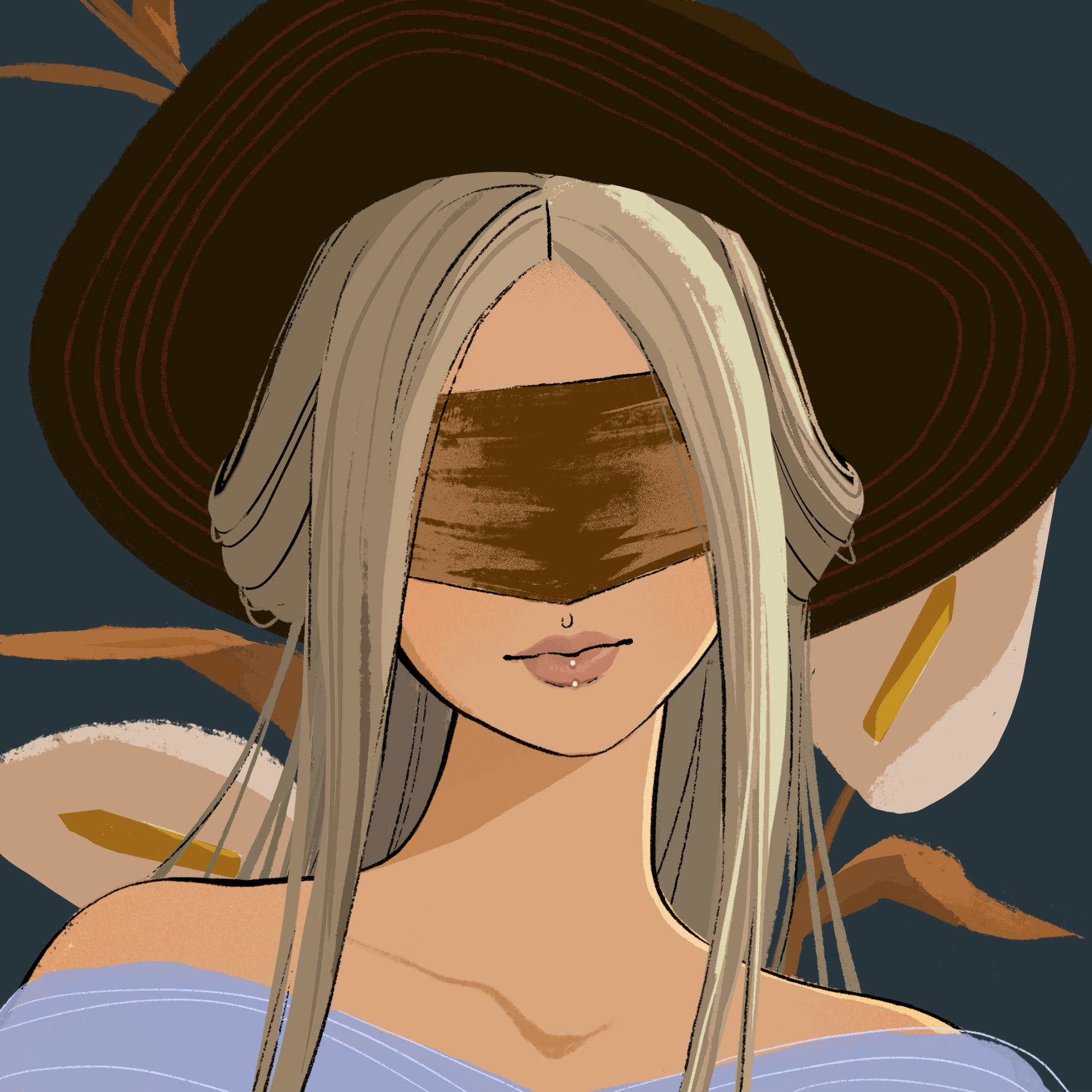 a portrait of Lady fog