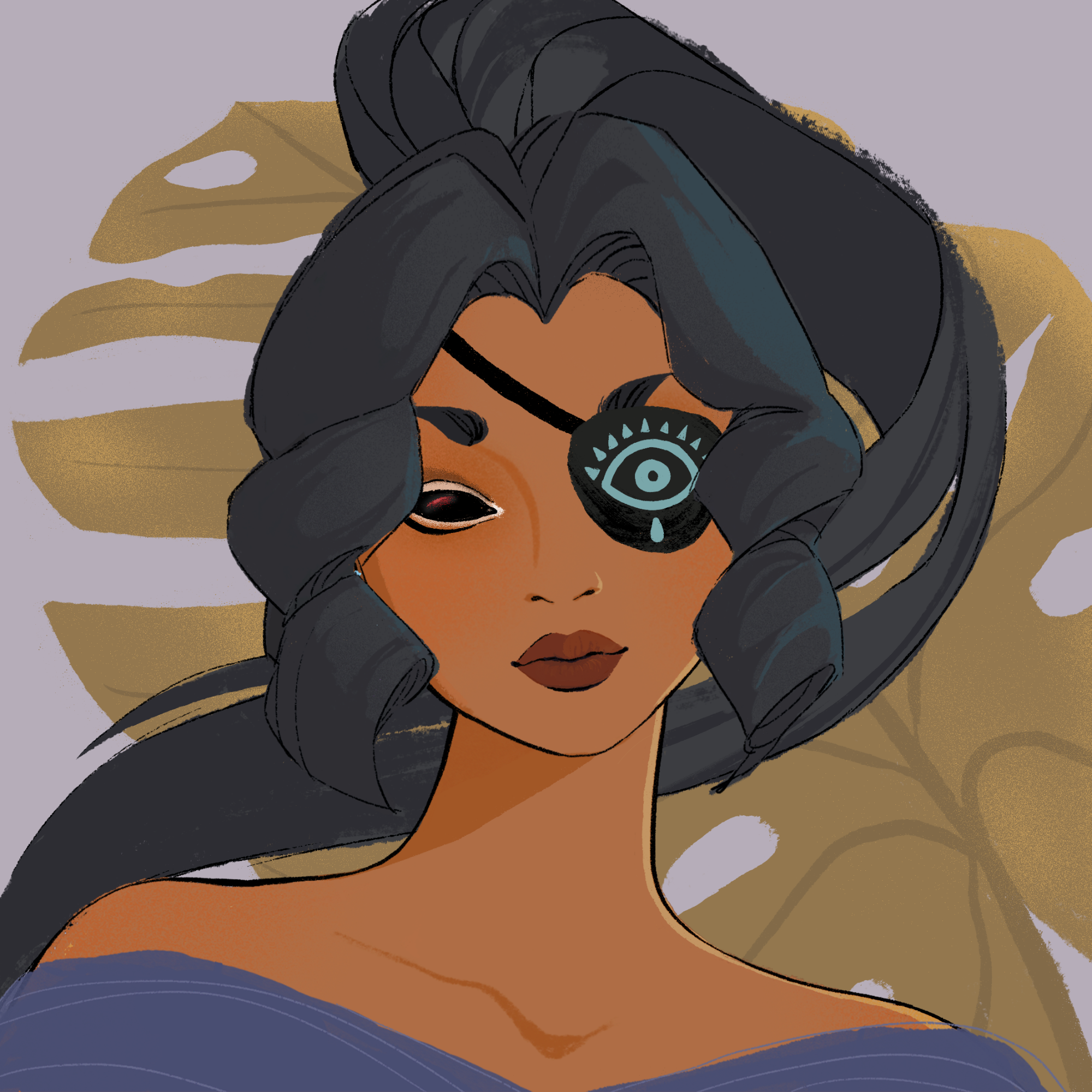 a portrait of Carambola, the unstrung trance