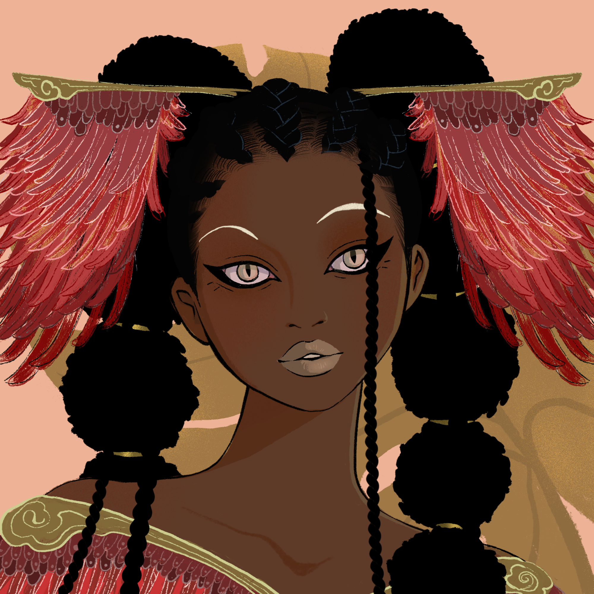 a portrait of Peridot, the luscious snare