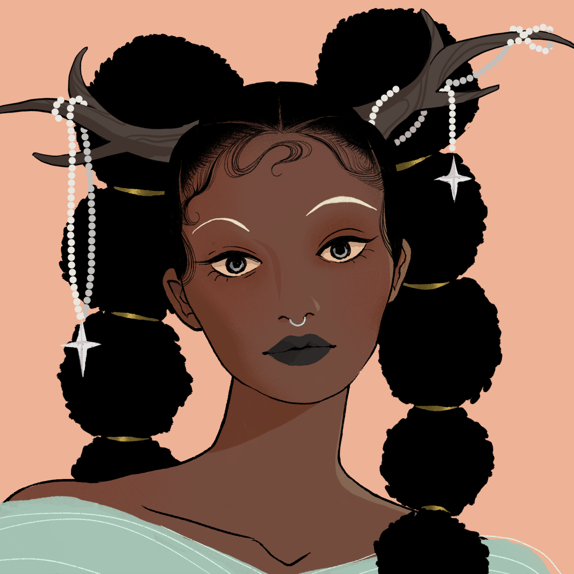 a portrait of Mint the light
