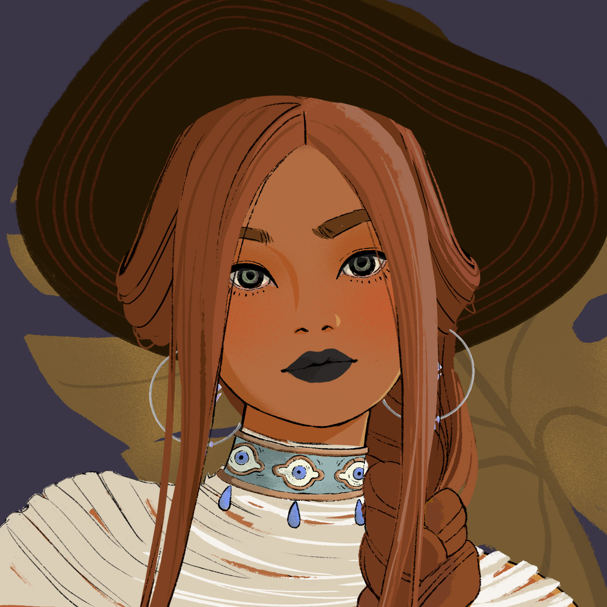 a portrait of Prune of the wastes