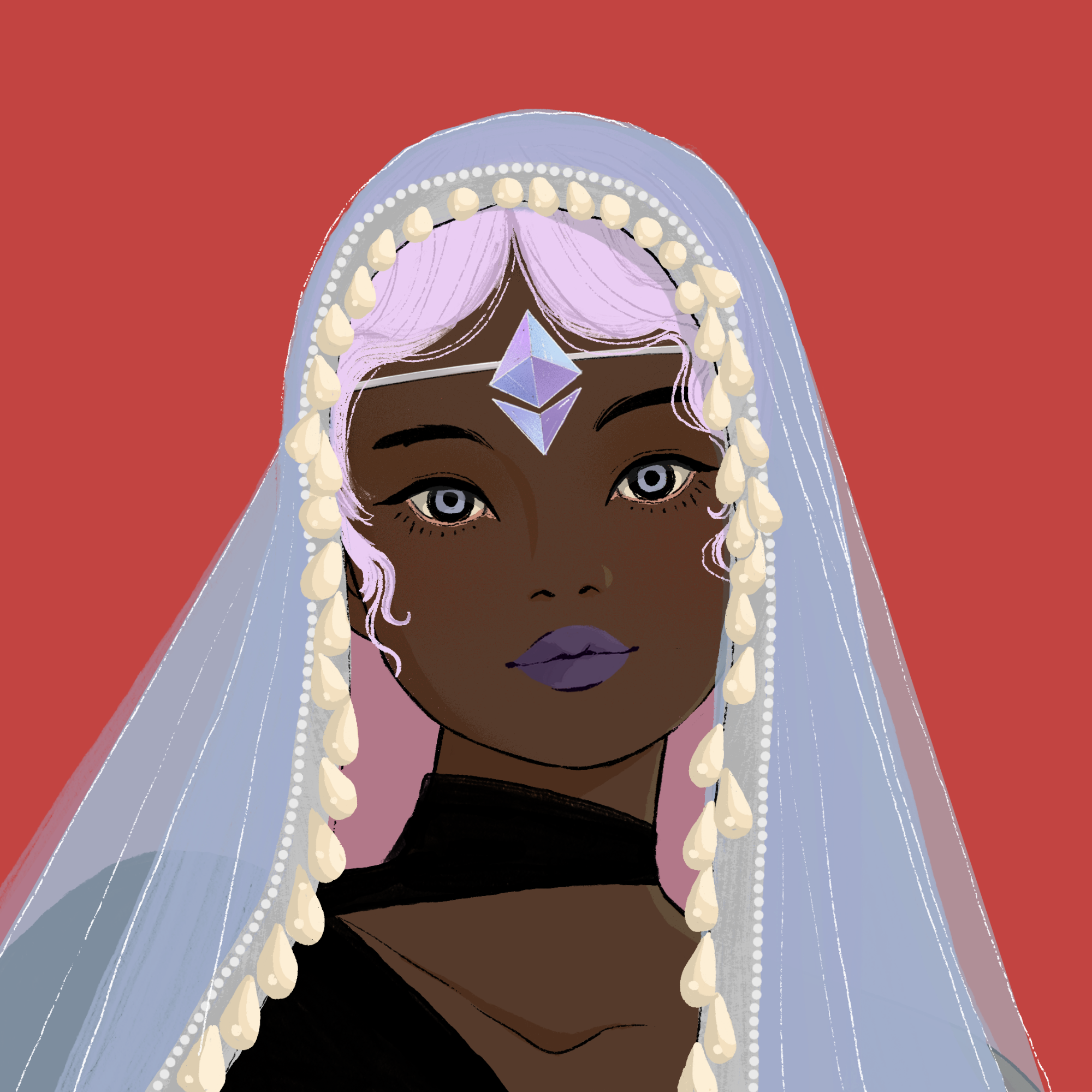a portrait of Crepe the luscious