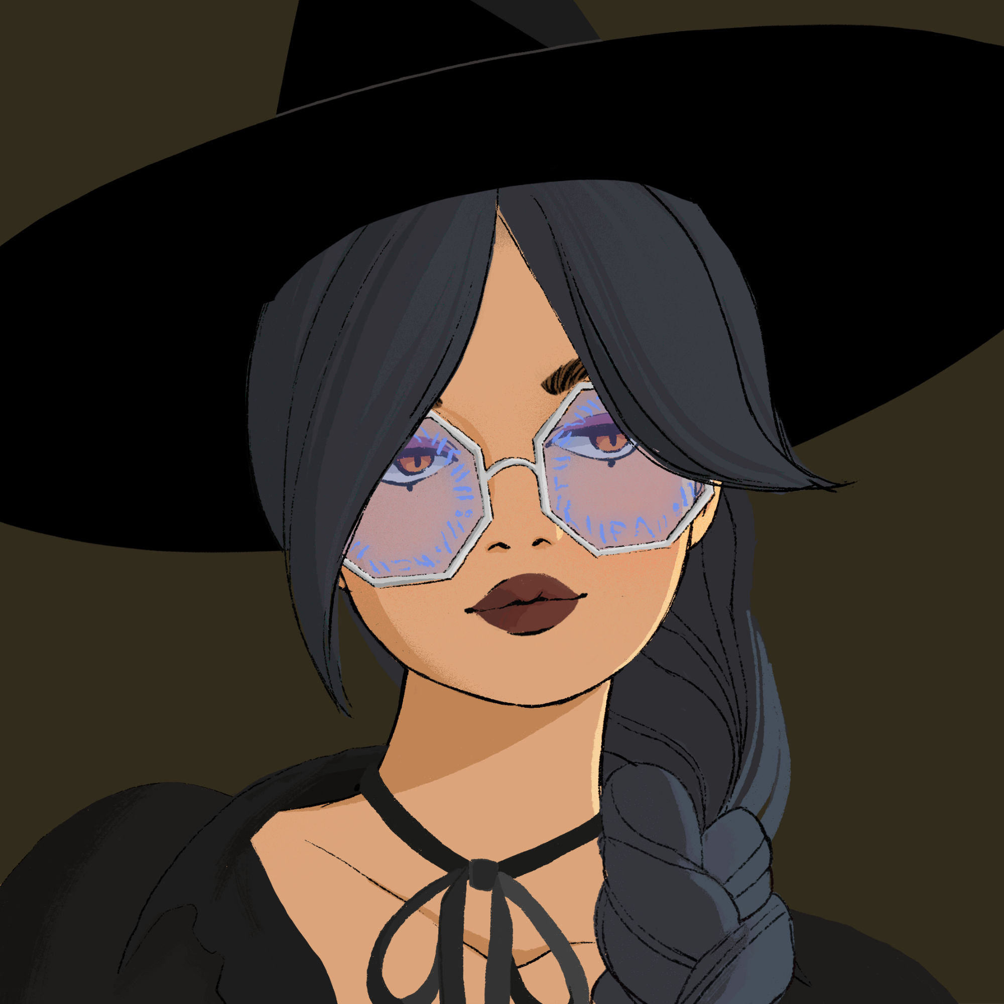 a portrait of Chamaeleon, the brilliant glow