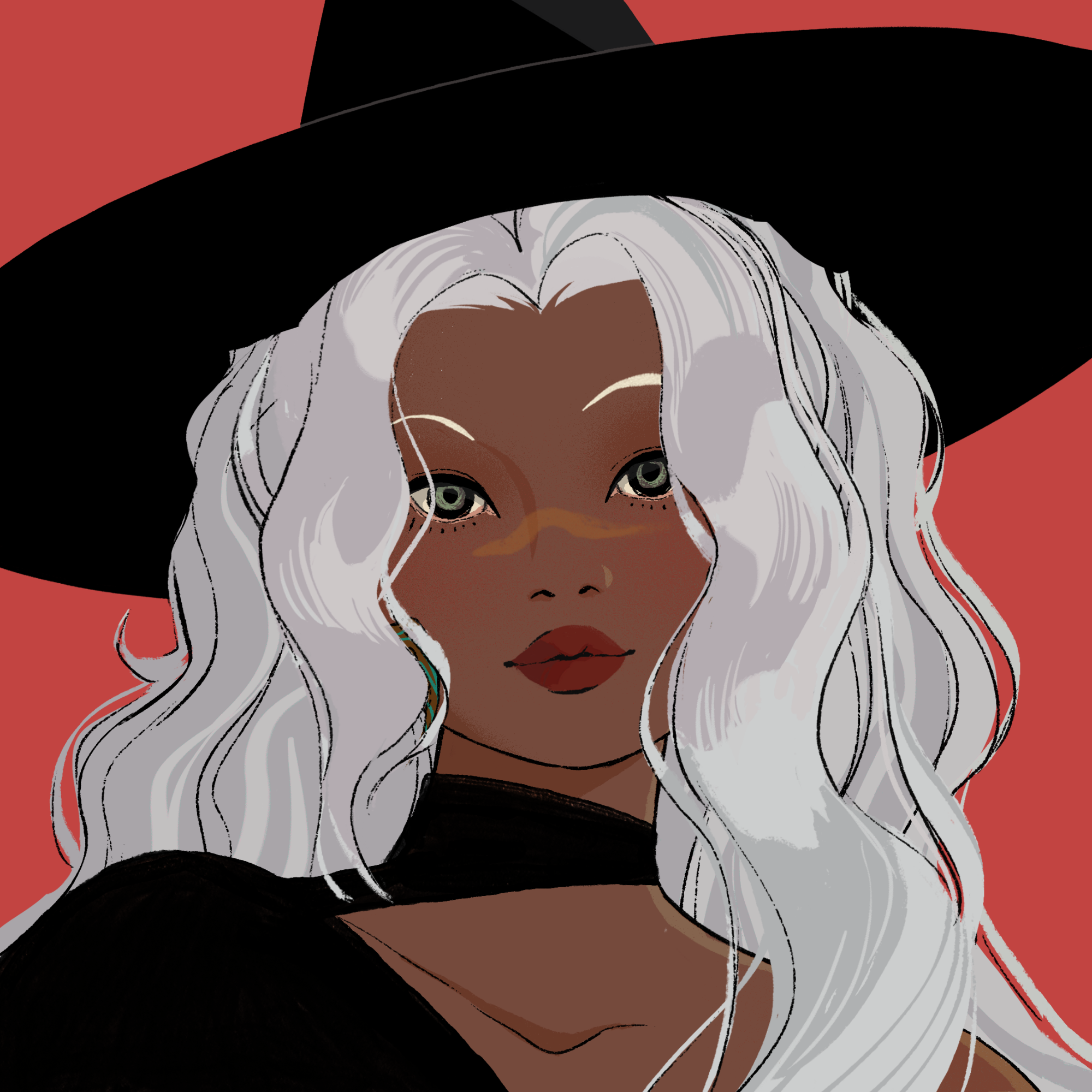 a portrait of Thera, the splintered coal