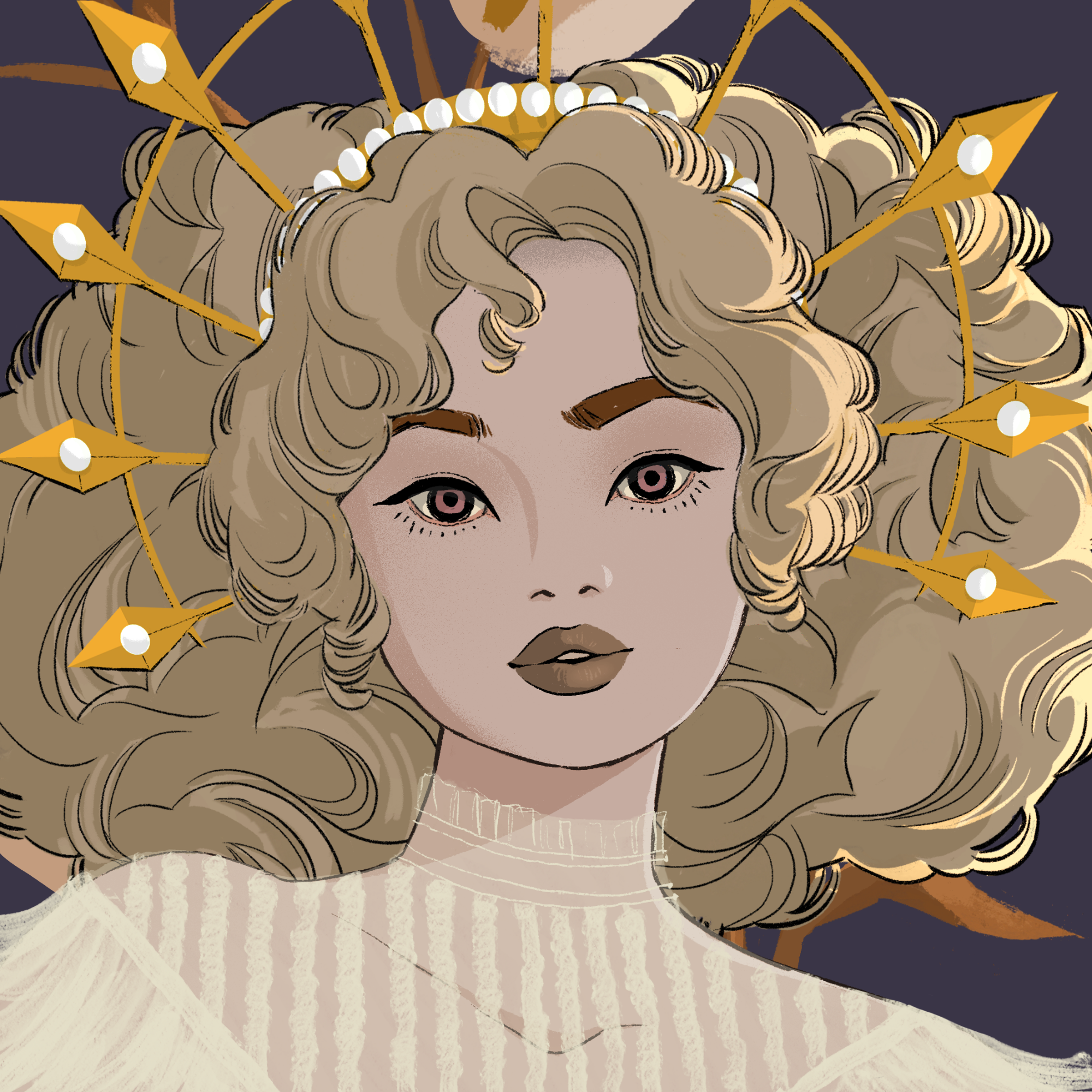 a portrait of Mademoiselle ylang-ylang