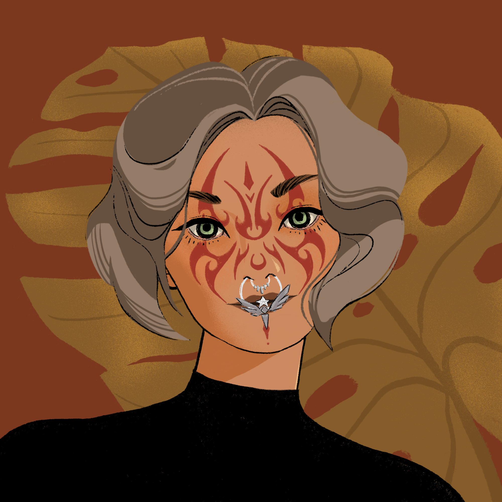 a portrait of Wildfire, the bloody matchbox