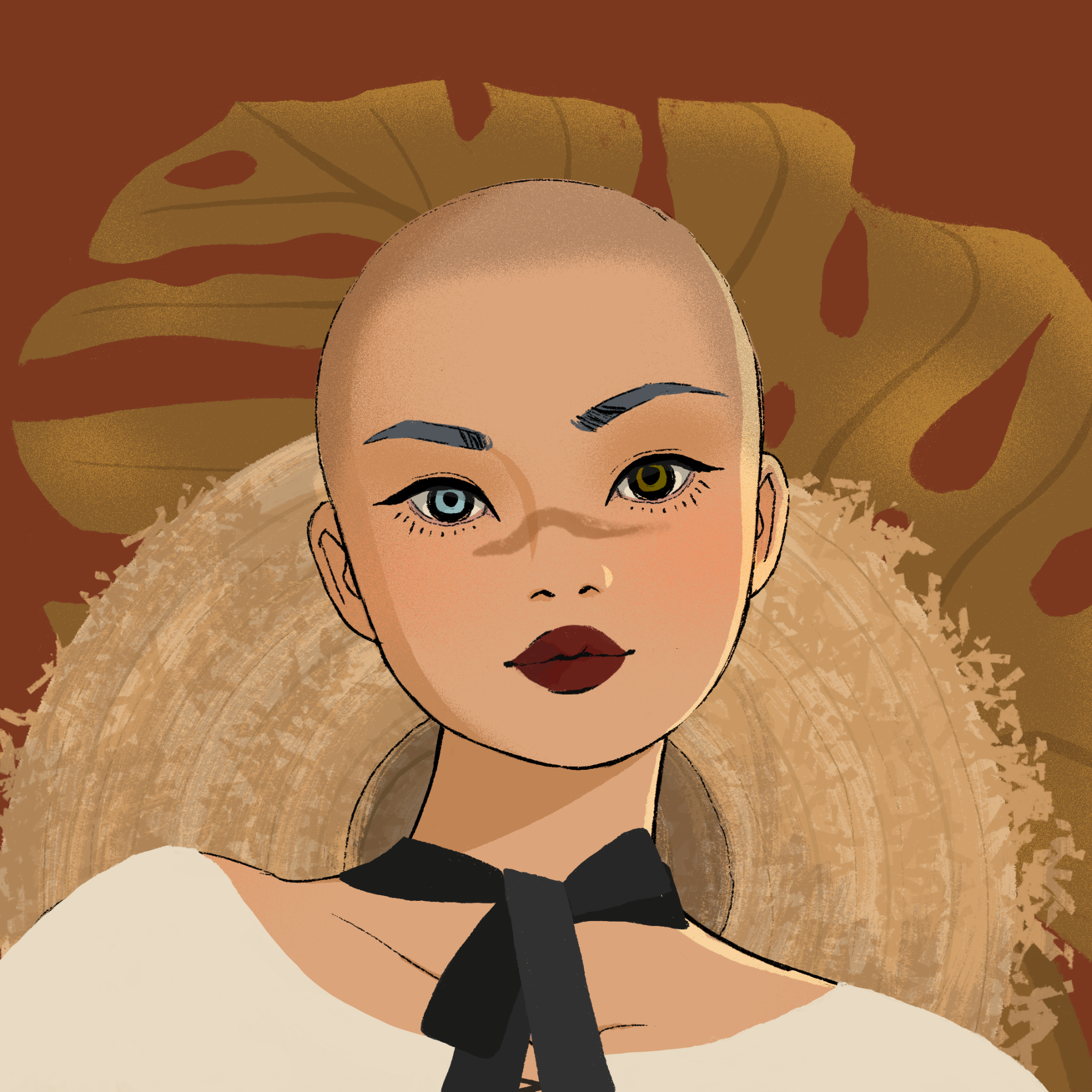 a portrait of Chantarelle, the fine oat