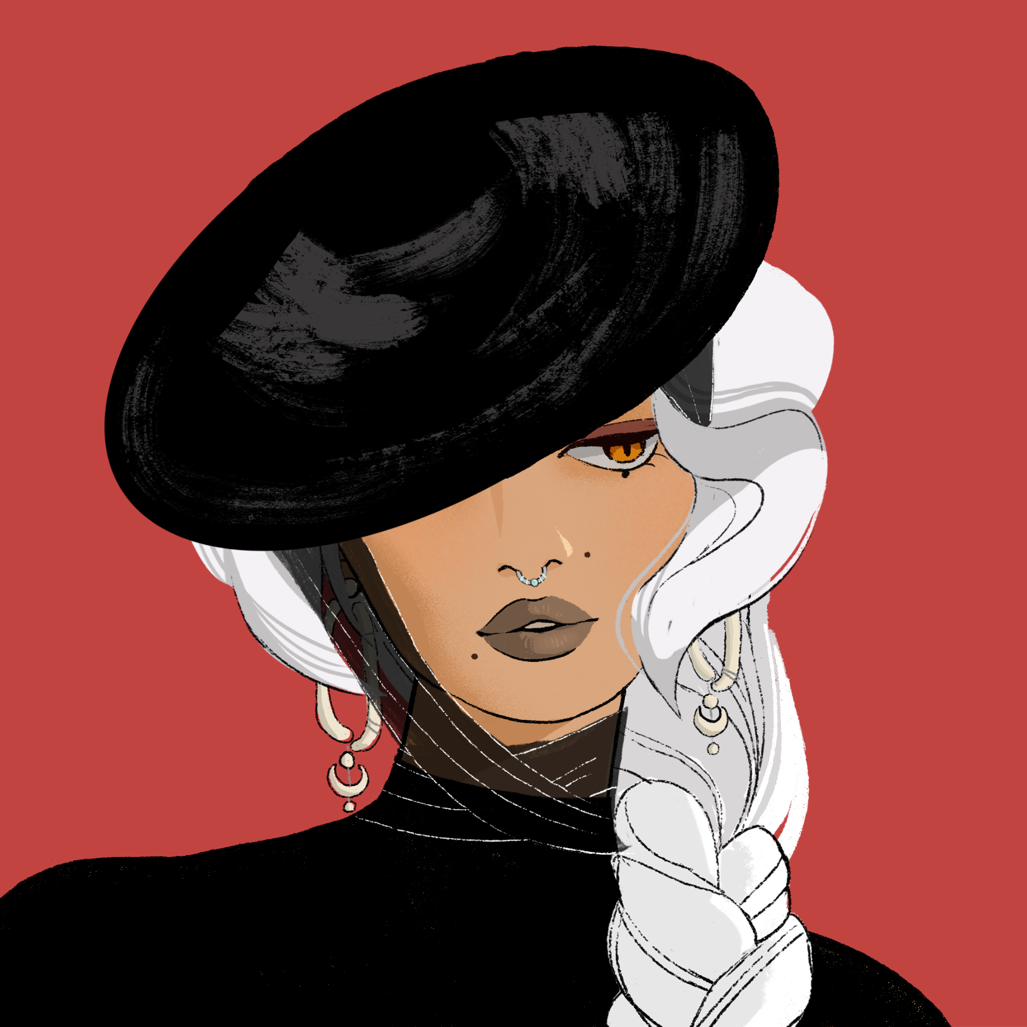 a portrait of Ayan, the unpleasant essence