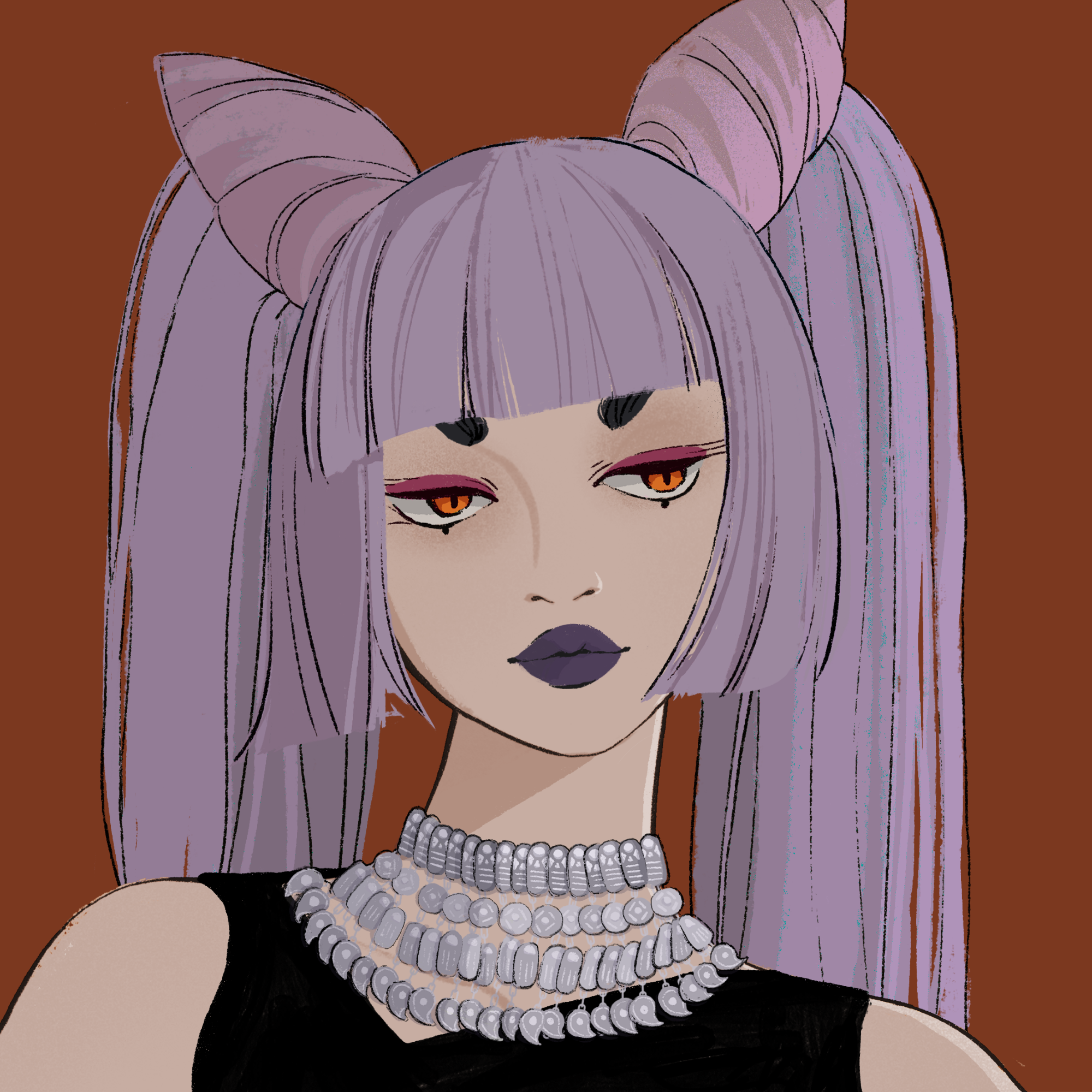 a portrait of The vase