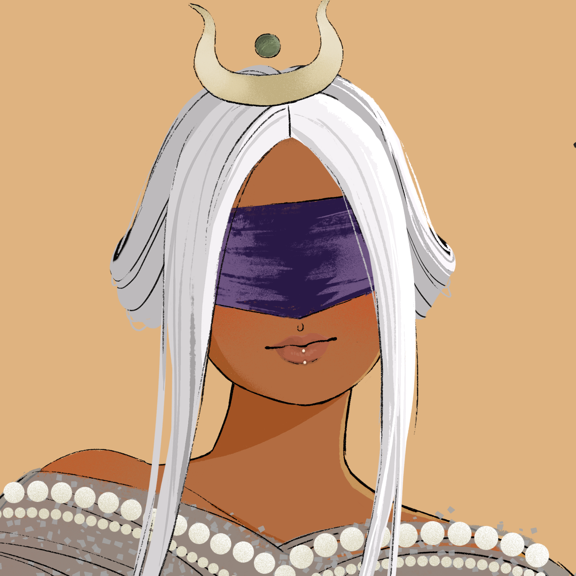 a portrait of Mademoiselle prickly pear