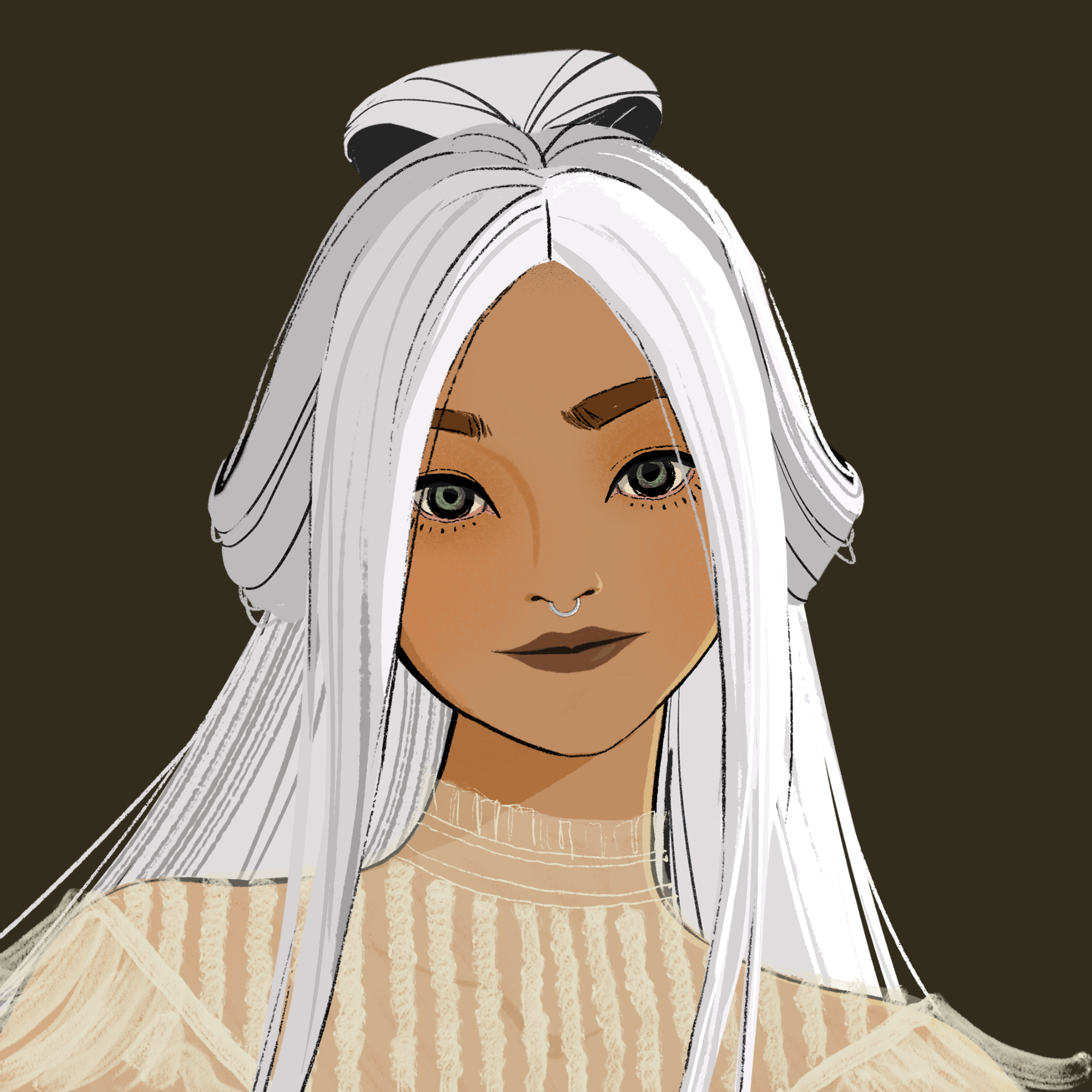 a portrait of Naphthalene knife