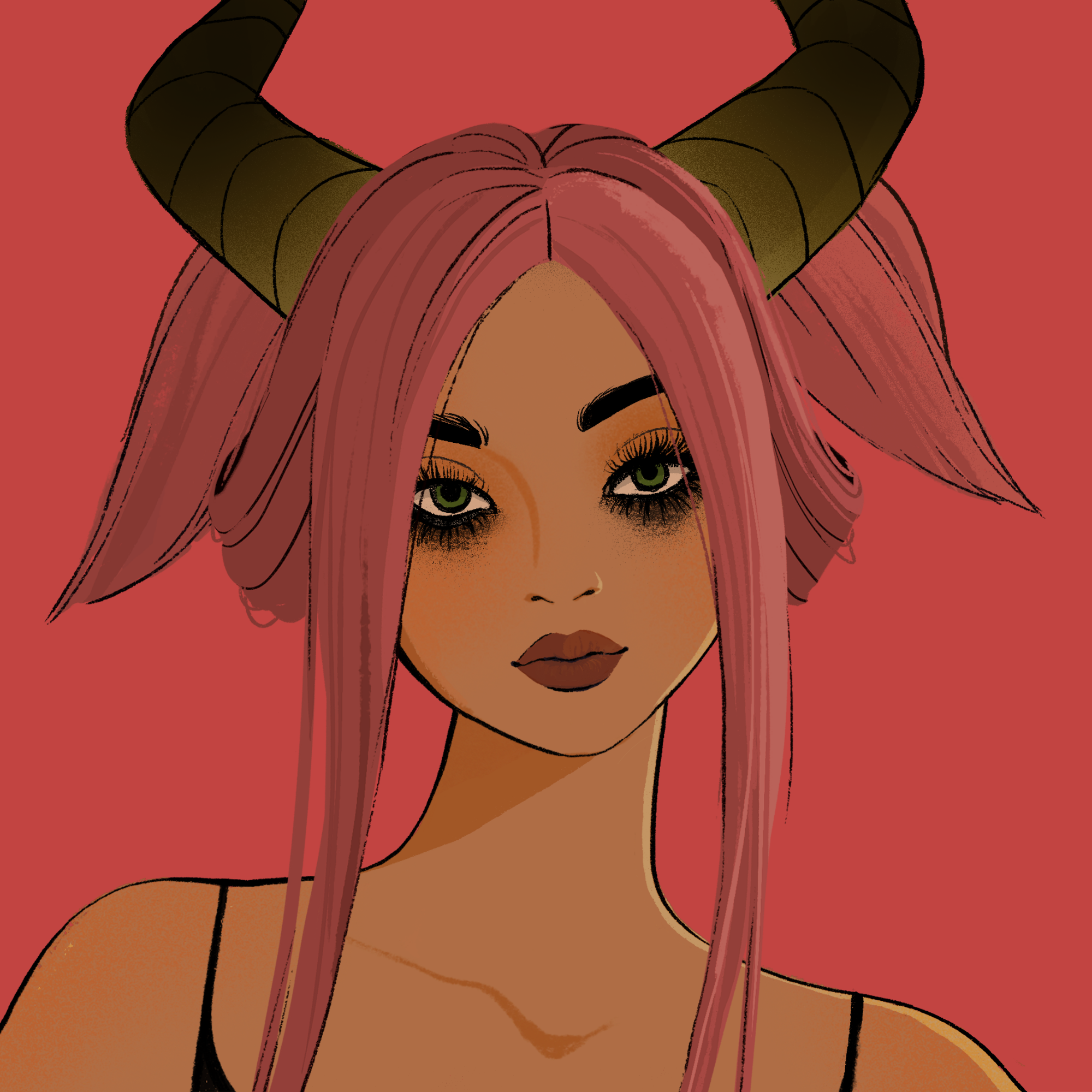 a portrait of Gaua, the veracious roman candle