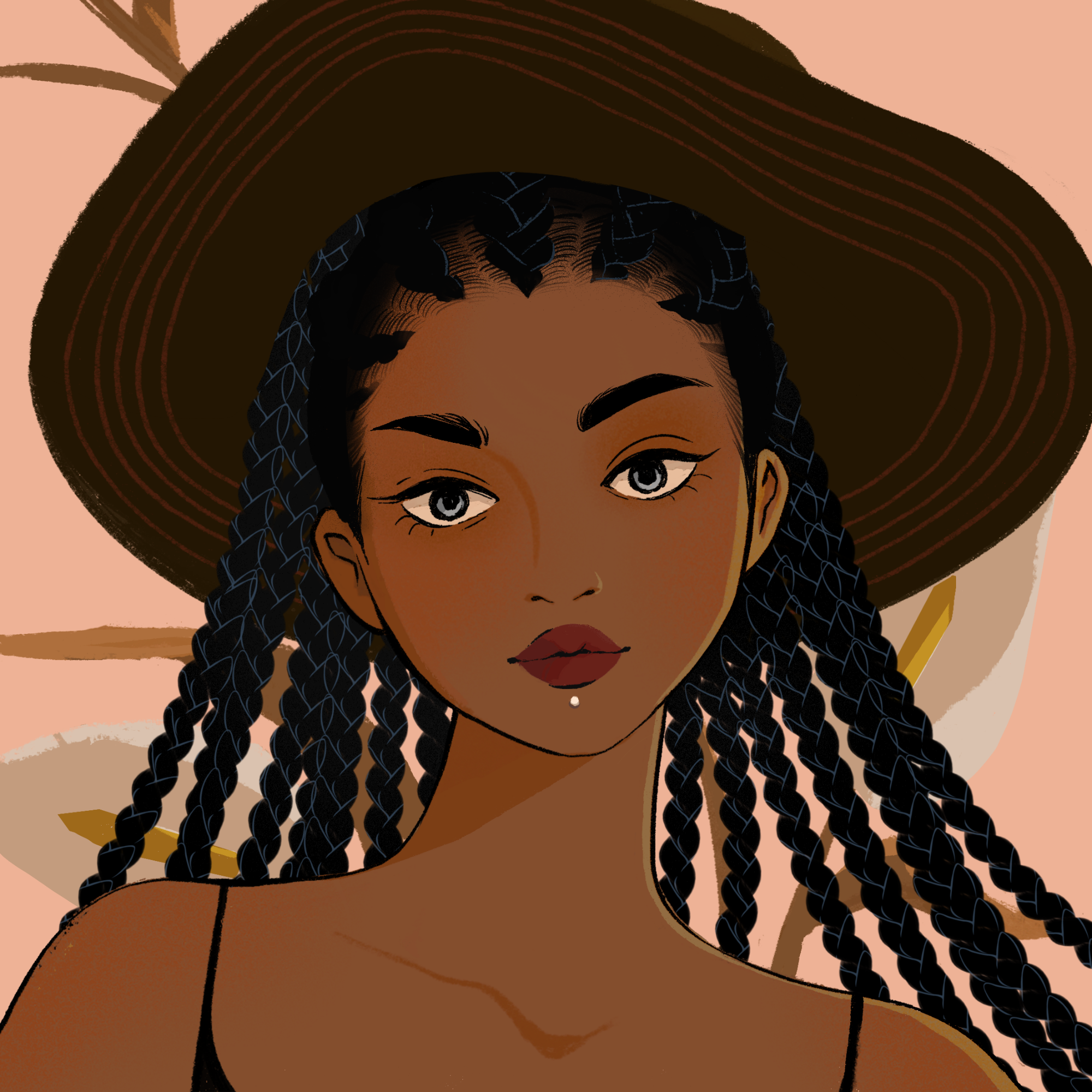 a portrait of Beetroot, the spruce hive