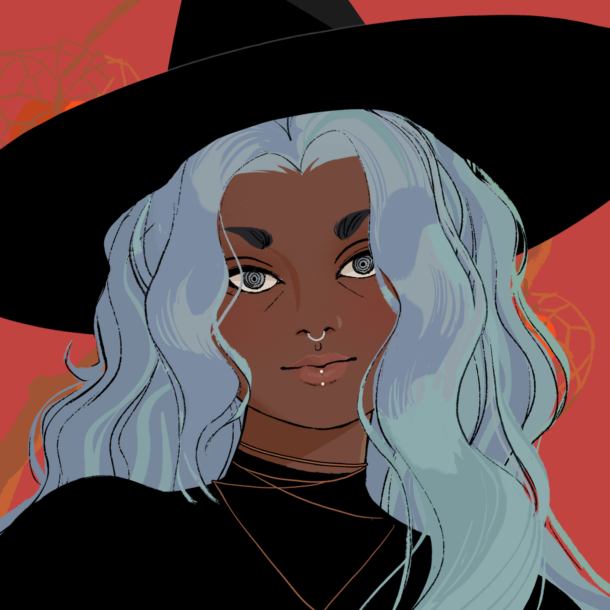 a portrait of Kikai, the savage smoke