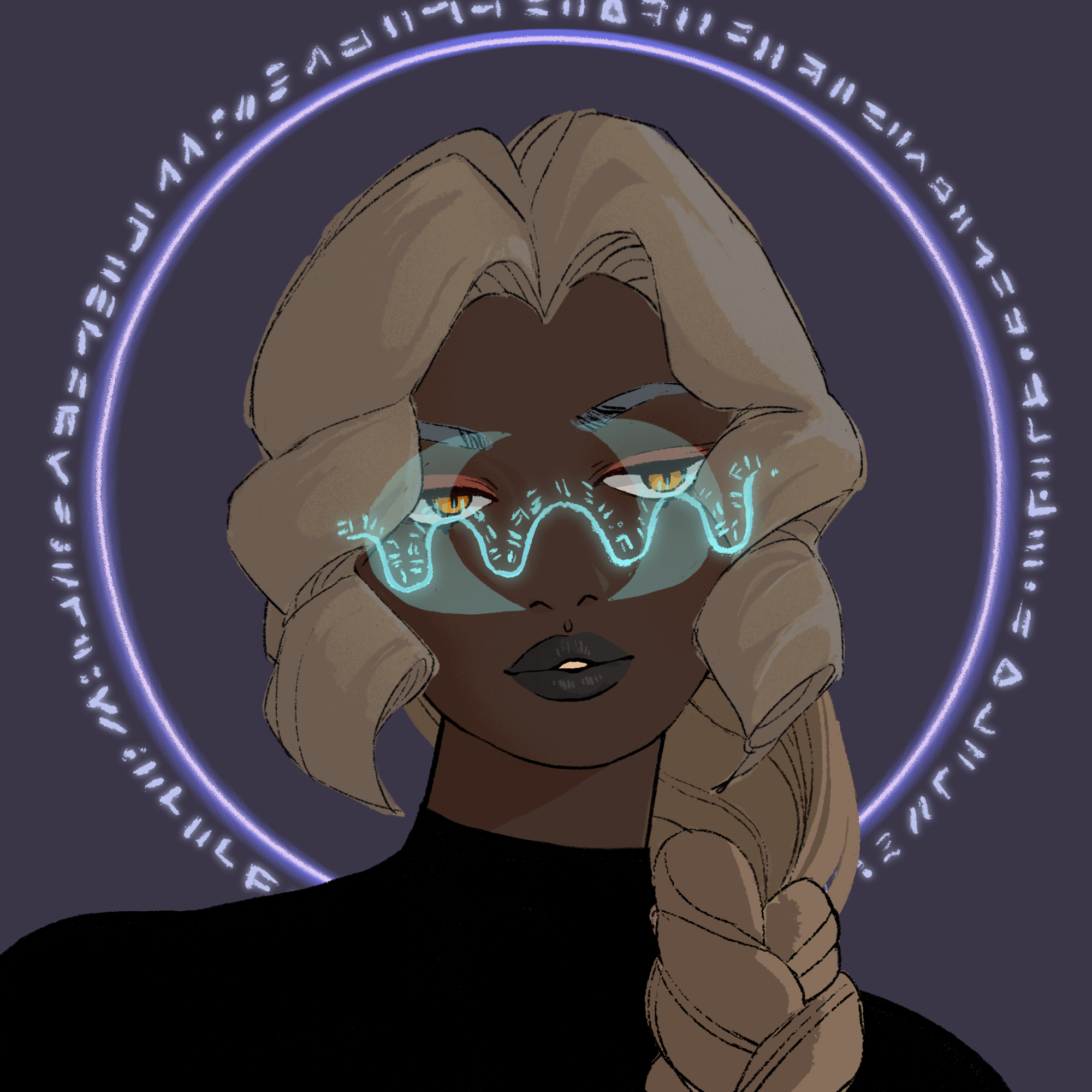a portrait of Cathode the angular