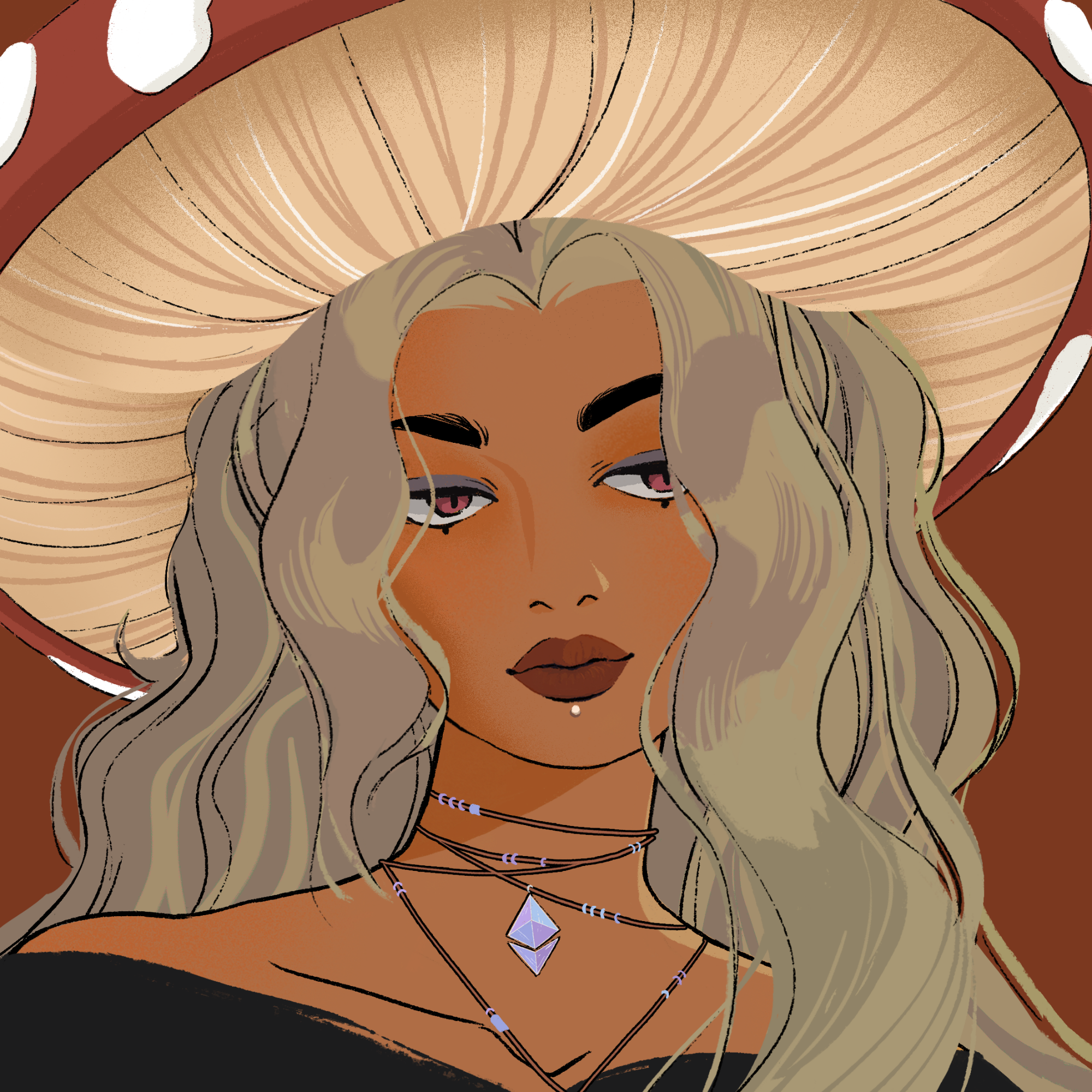 a portrait of Sunflower, the flexible pie