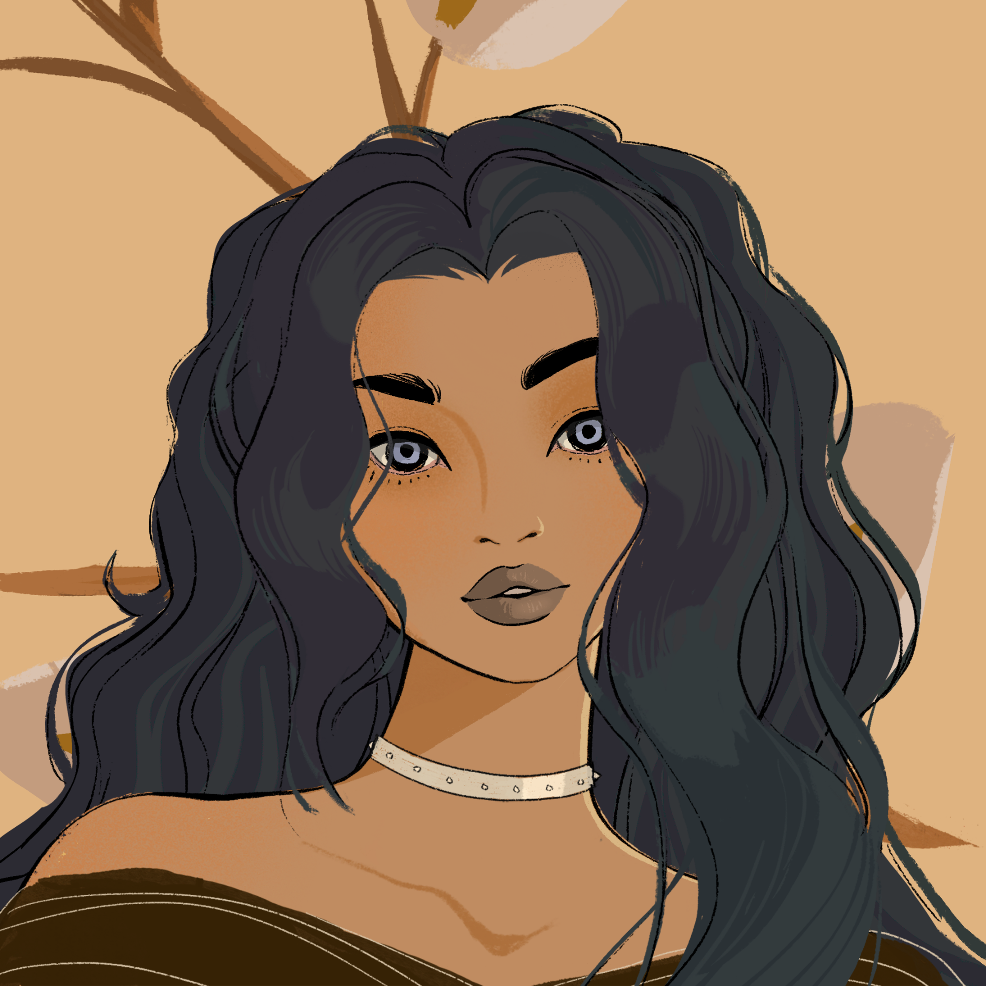 a portrait of Tourmaline, the stimulating porcelain