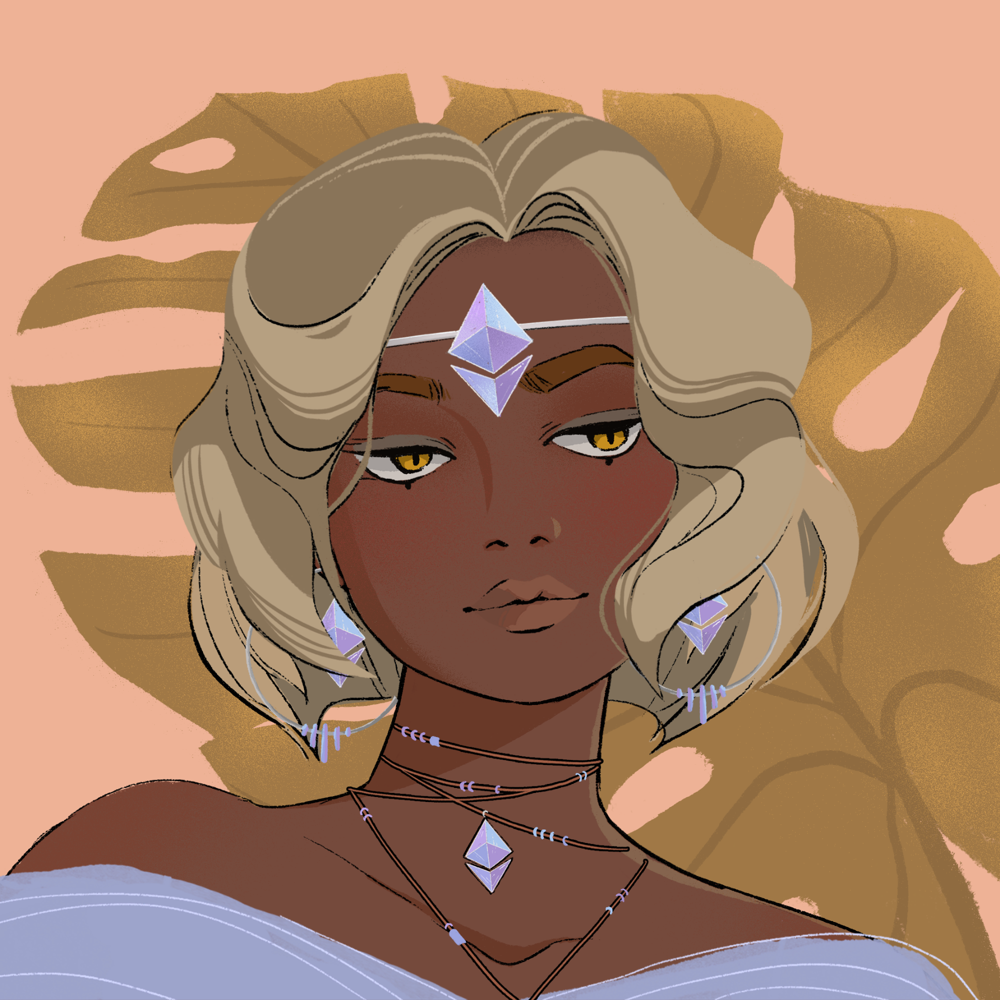 a portrait of Jasmine of the void