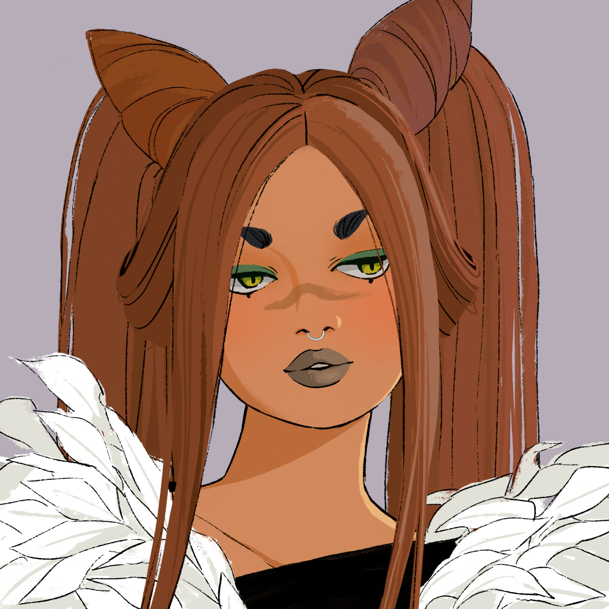 a portrait of Minuet flounce