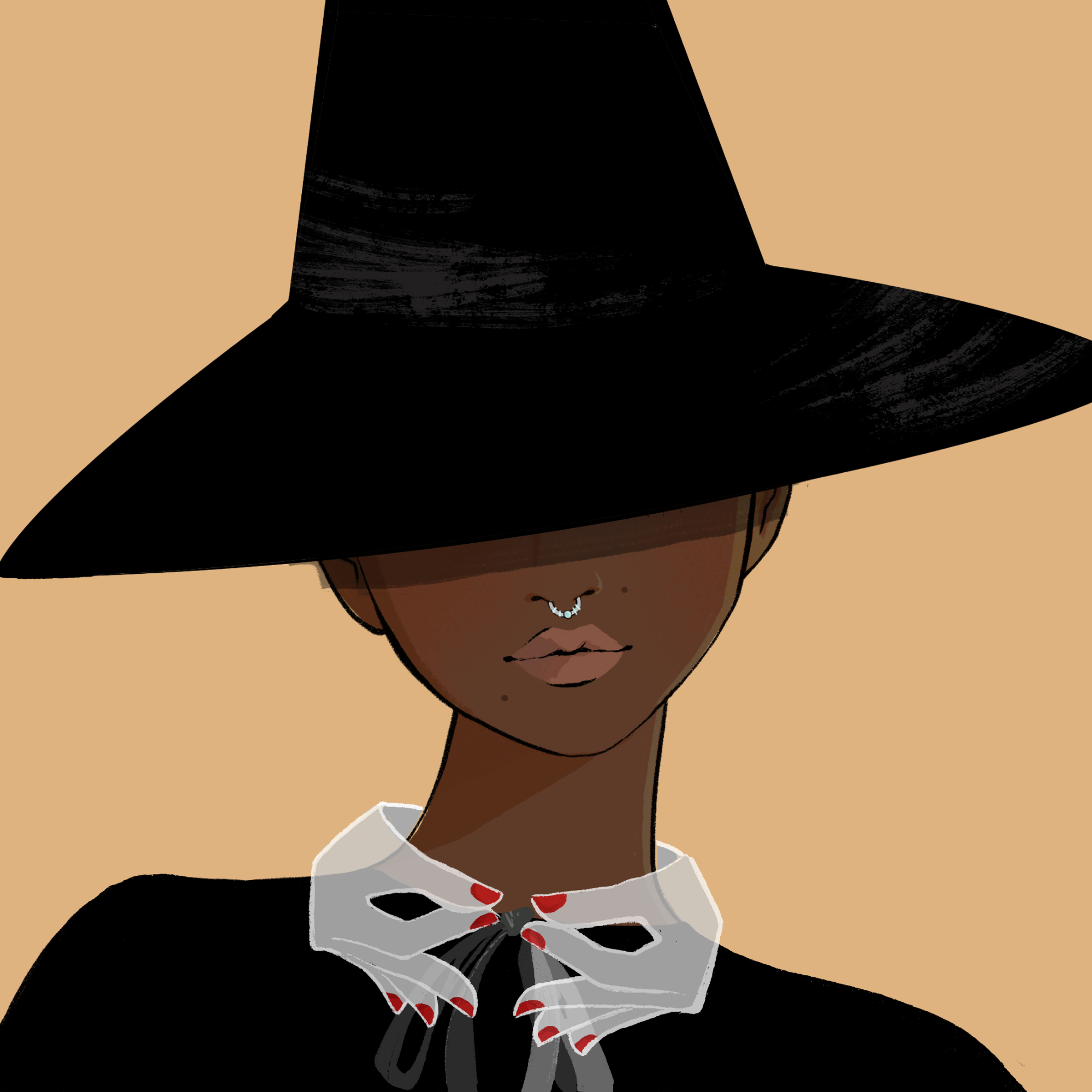 a portrait of Mistress purpurin